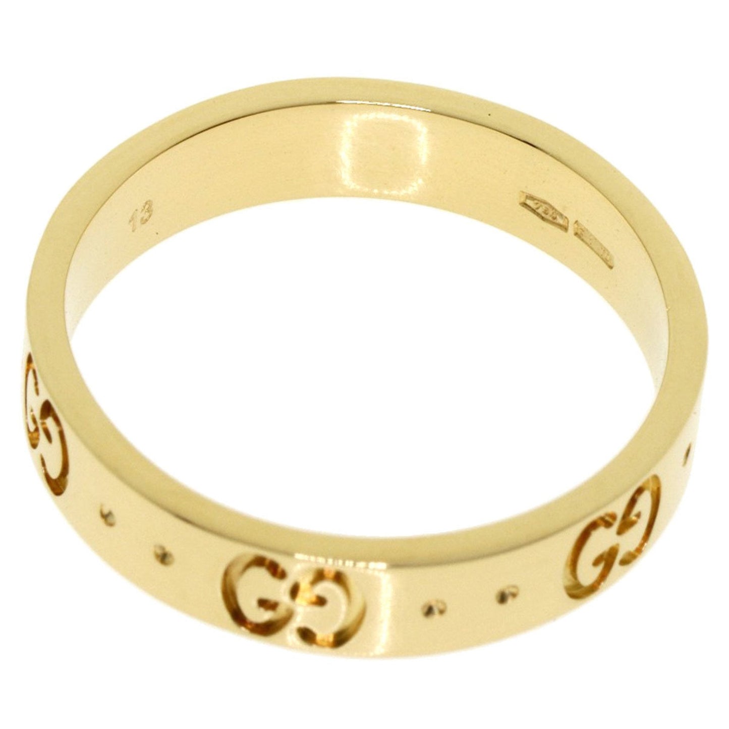 Gucci Icon #13 Ring K18 Yellow Gold Ladies GUCCI