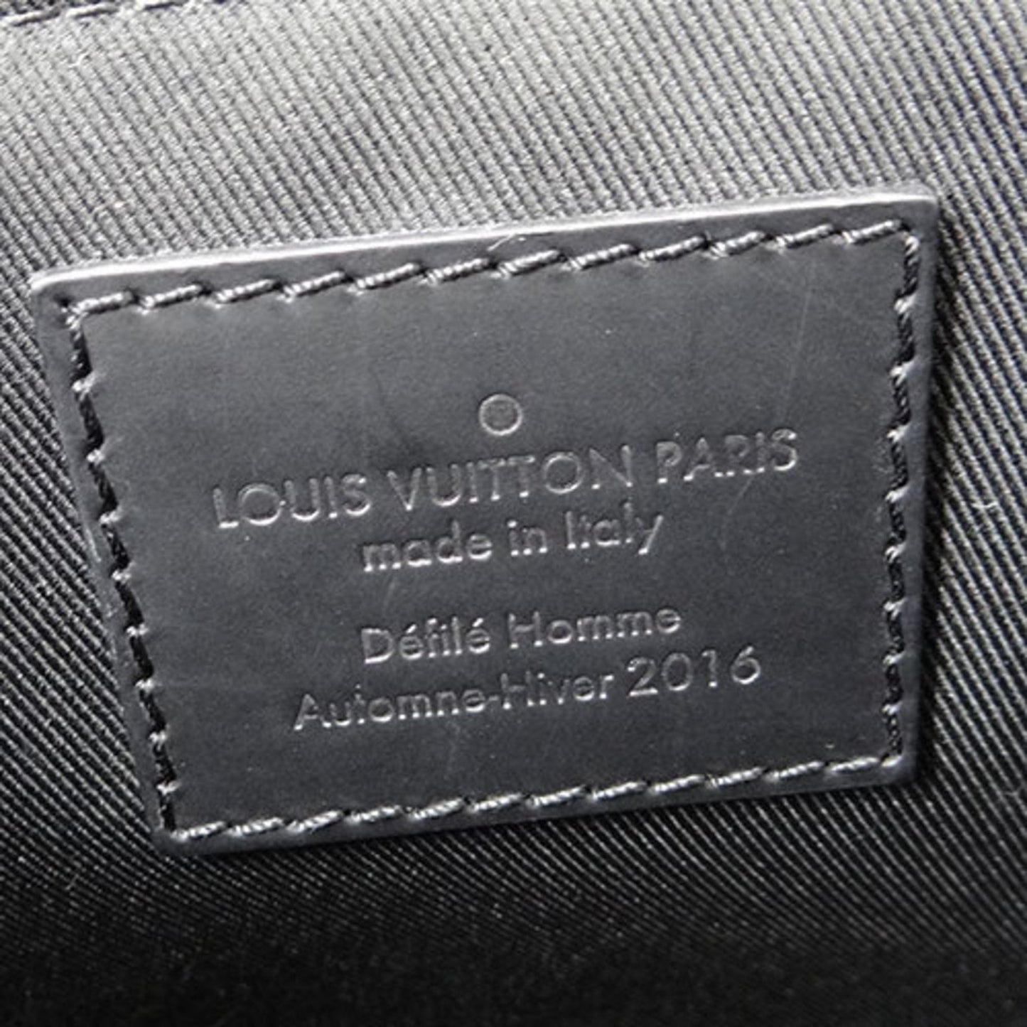 LOUIS VUITTON Bag Monogram Eclipse Men's Shoulder Voyage PM M40511 Gray Black