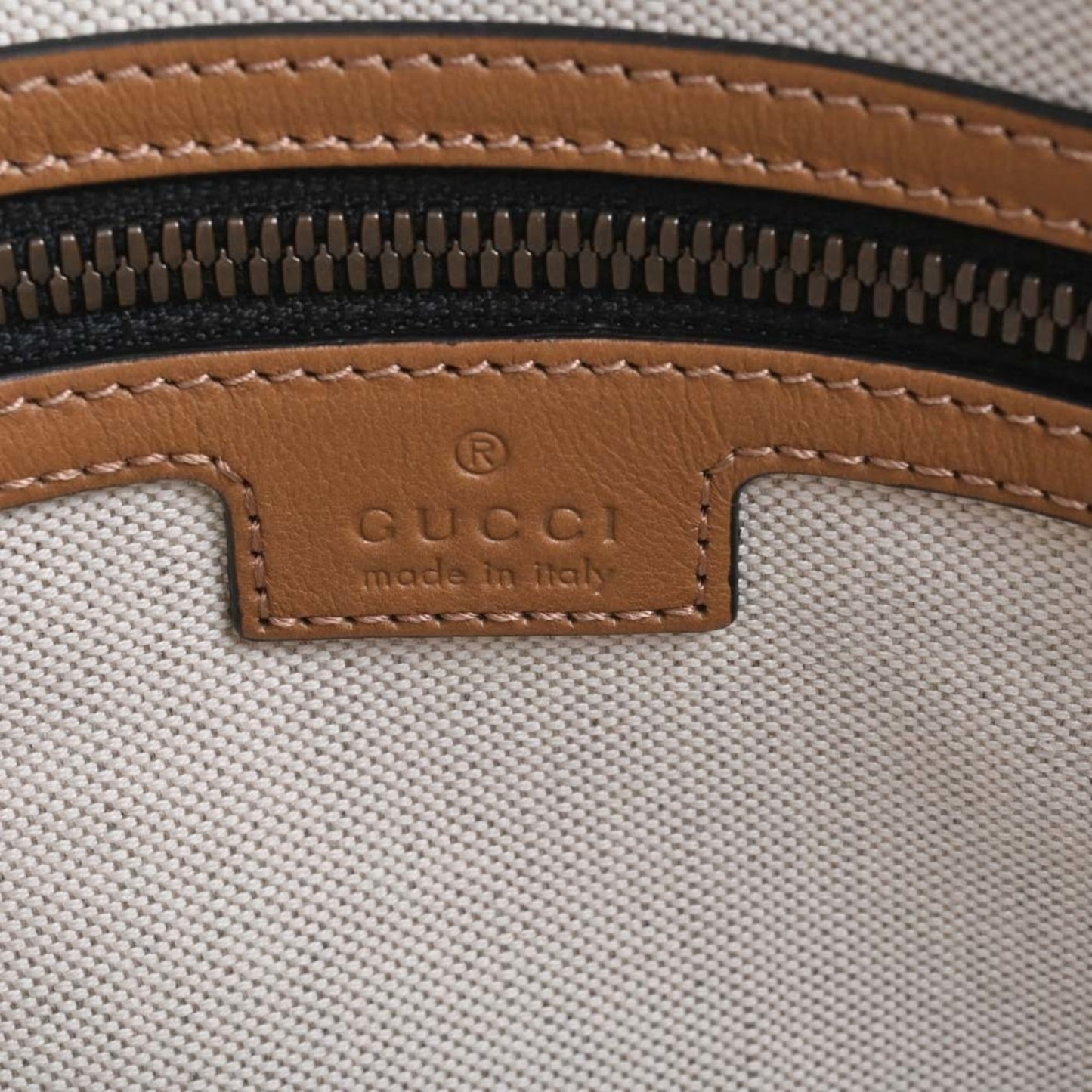 GUCCI GG Canvas Leather Extra Large Duffle Double G 2WAY Handbag Boston Bag 715773 Black/Brown Ladies