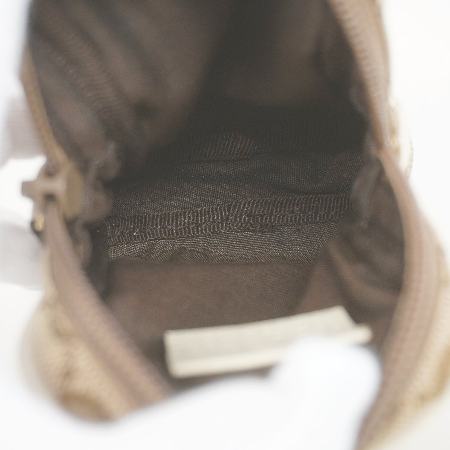 Gucci Pouch 548393 Women's GG Canvas Pouch Beige