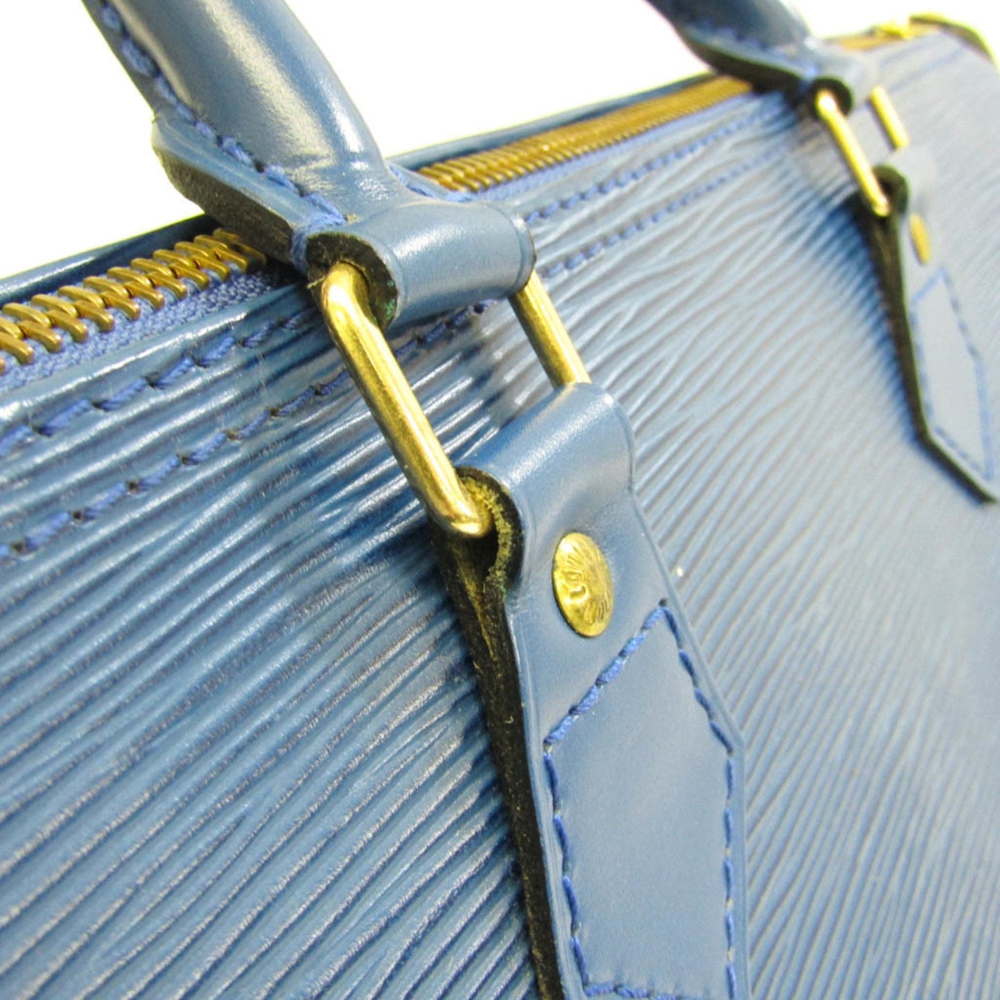 Louis Vuitton Epi Speedy 35 M42995 Unisex Handbag Toledo Blue