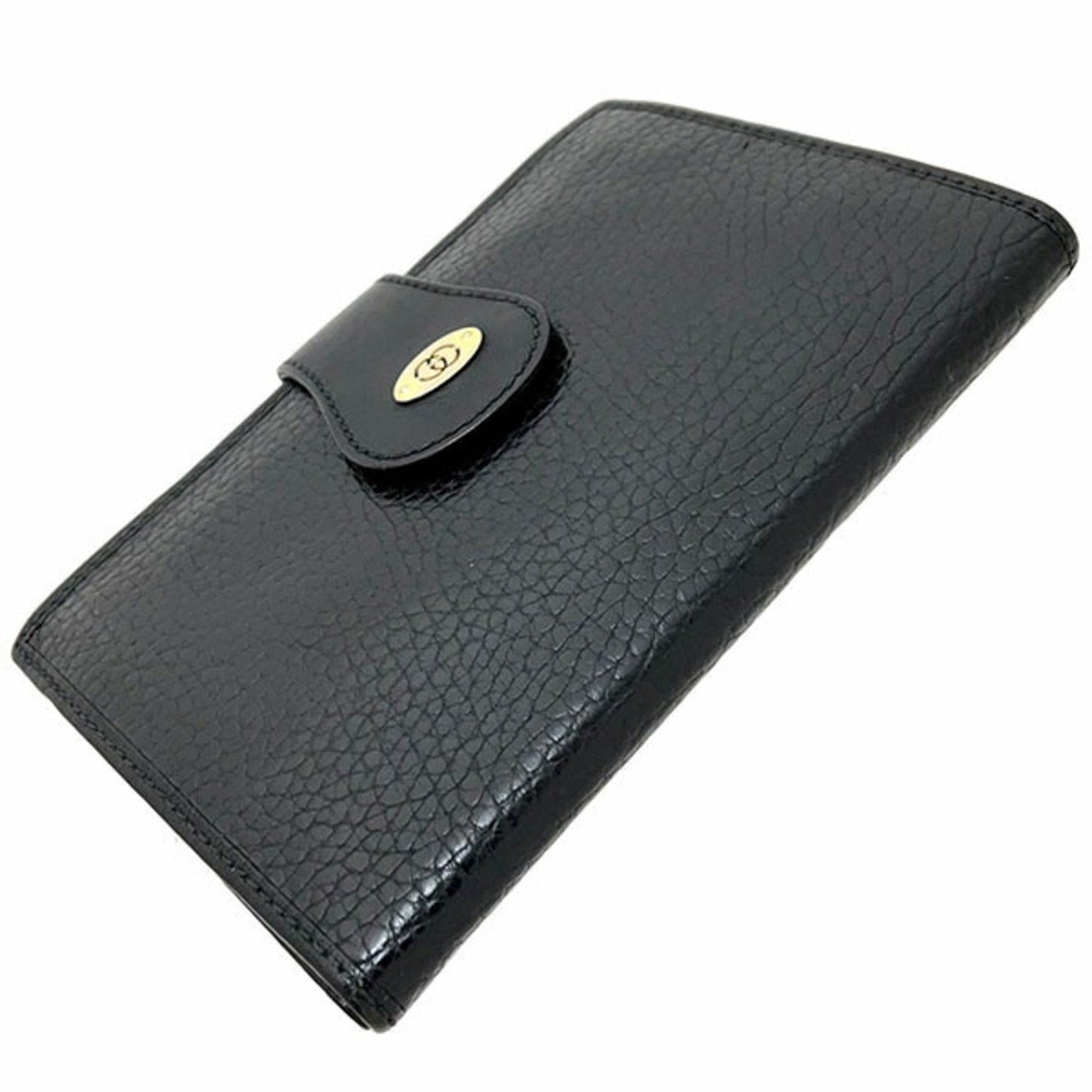 Gucci Purse Old Leather Black 035 327 GUCCI Bi-Fold