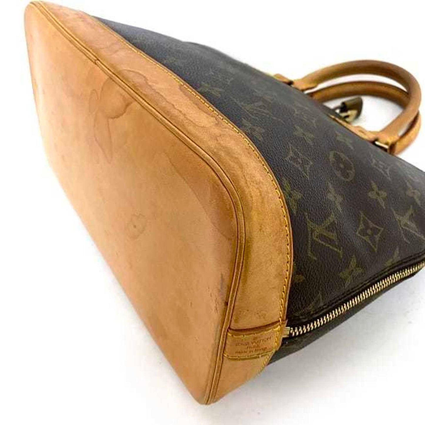LOUIS VUITTON Handbag Alma PM Brown Beige Monogram M51130 Canvas Nume BA0927  Ladies