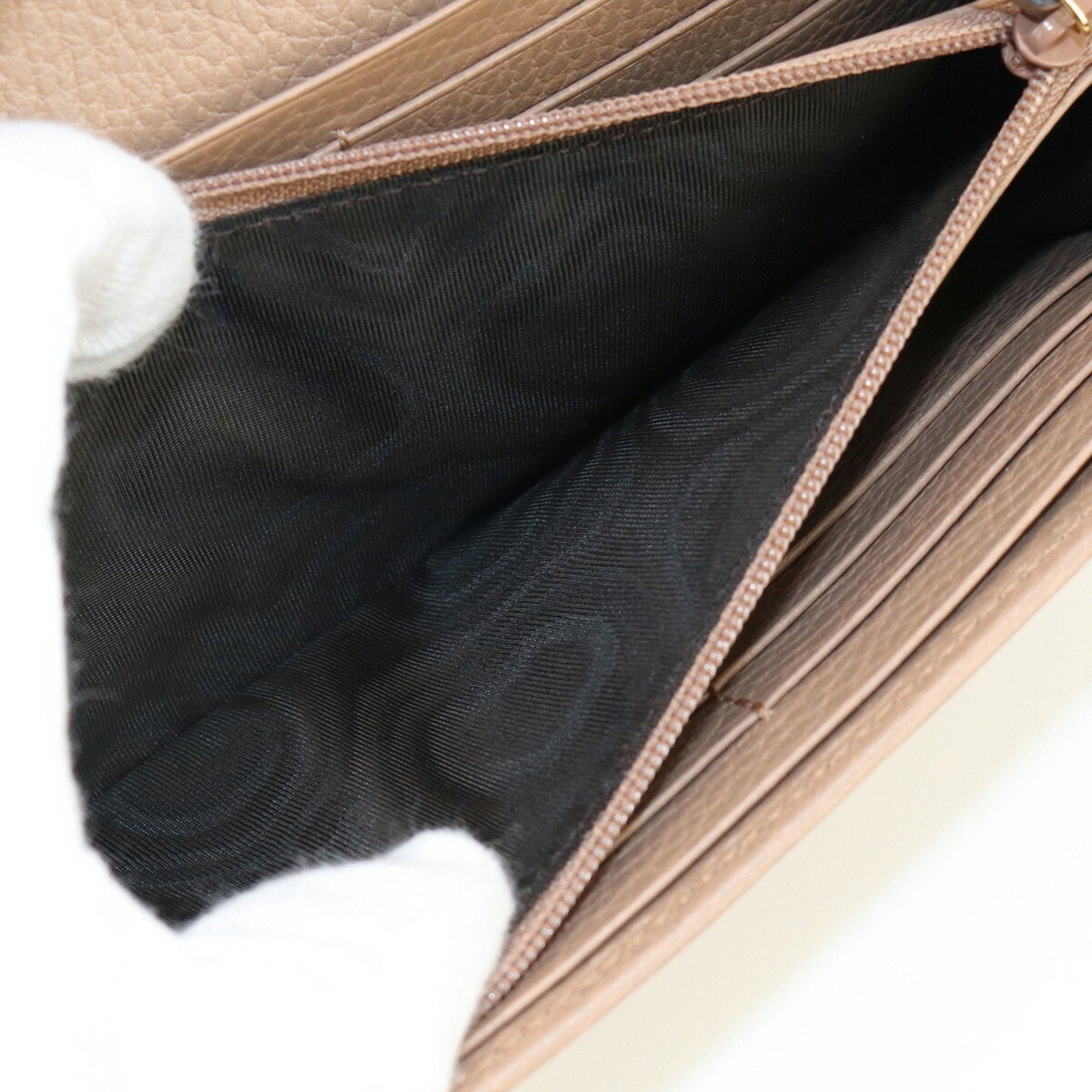 Gucci Double G Continental GG Marmont 456116 Long wallet with two fold coin purse leather ladies