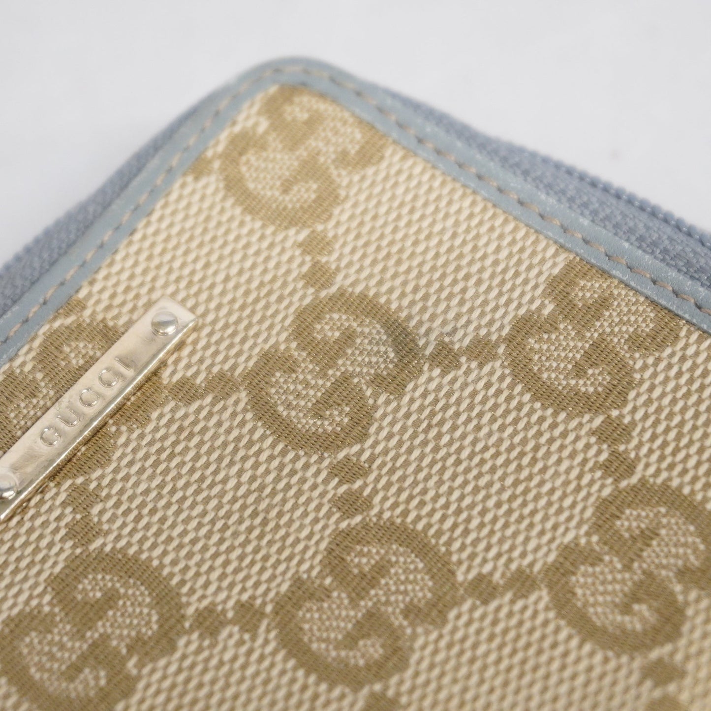 Gucci Coin Case 115255 0416 Women's GG Canvas Coin Purse/coin Case Beige,Gray