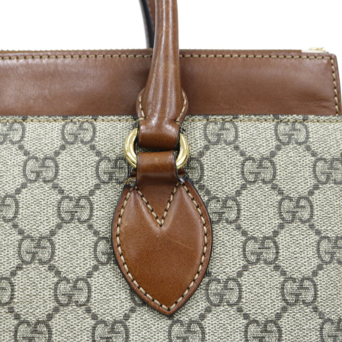 Gucci Shoulder Bag GG Beige Ladies