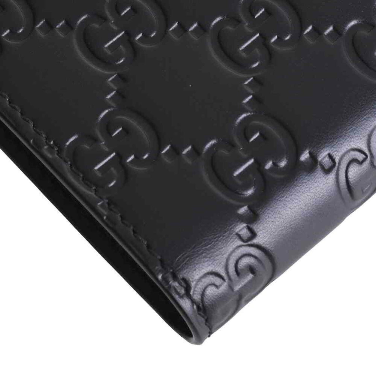 Gucci Shima Bifold Wallet Black Leather