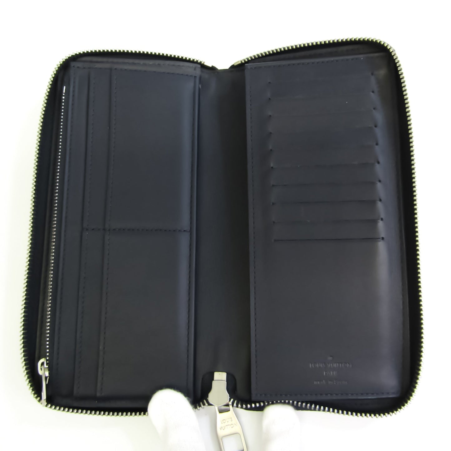 Louis Vuitton Damier Infini Zippy Wallet Vertical N63549 Men's Damier Infini Long Wallet (bi-fold) Cosmos