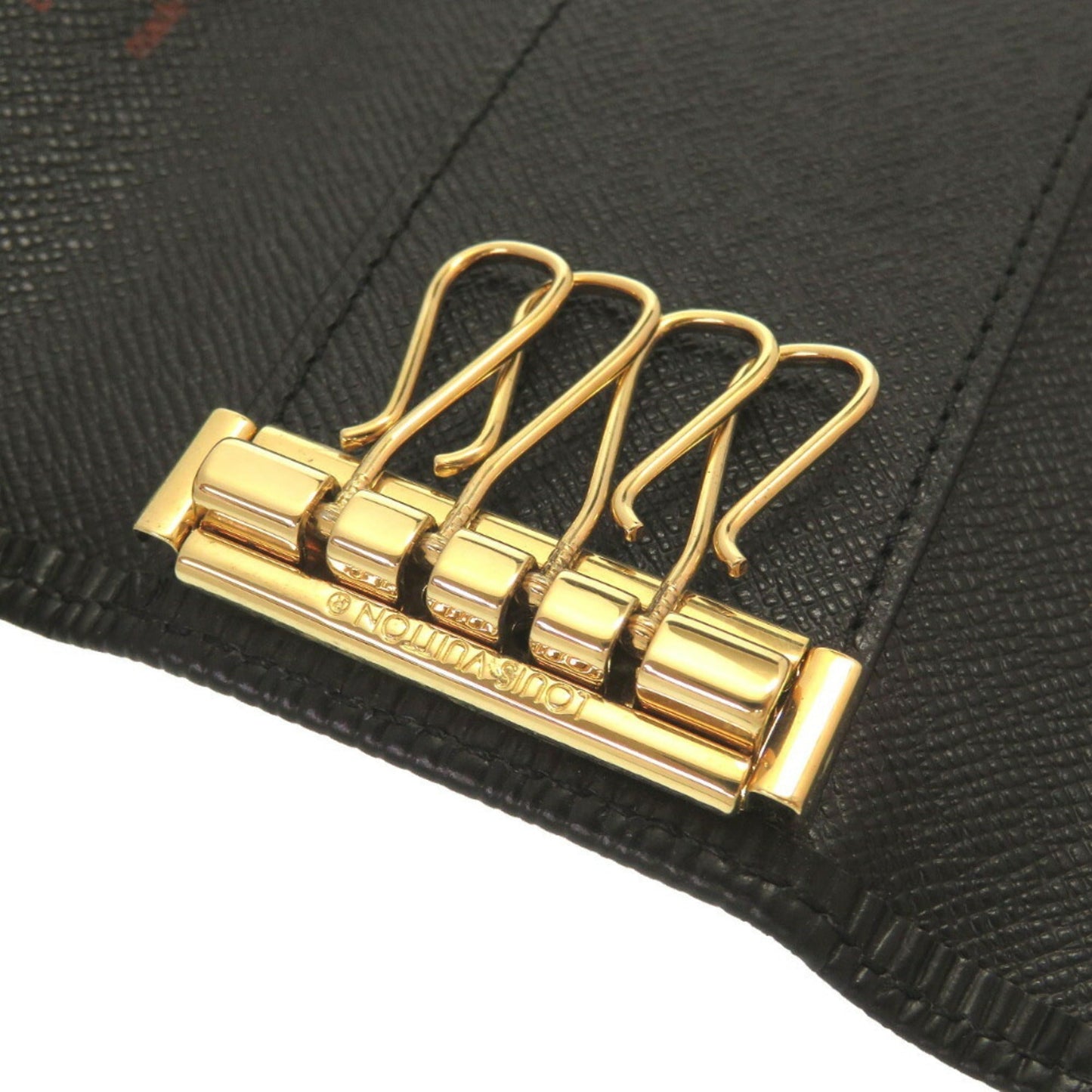 Louis Vuitton Epi Multicle 4 Black M63822 Row Key Case