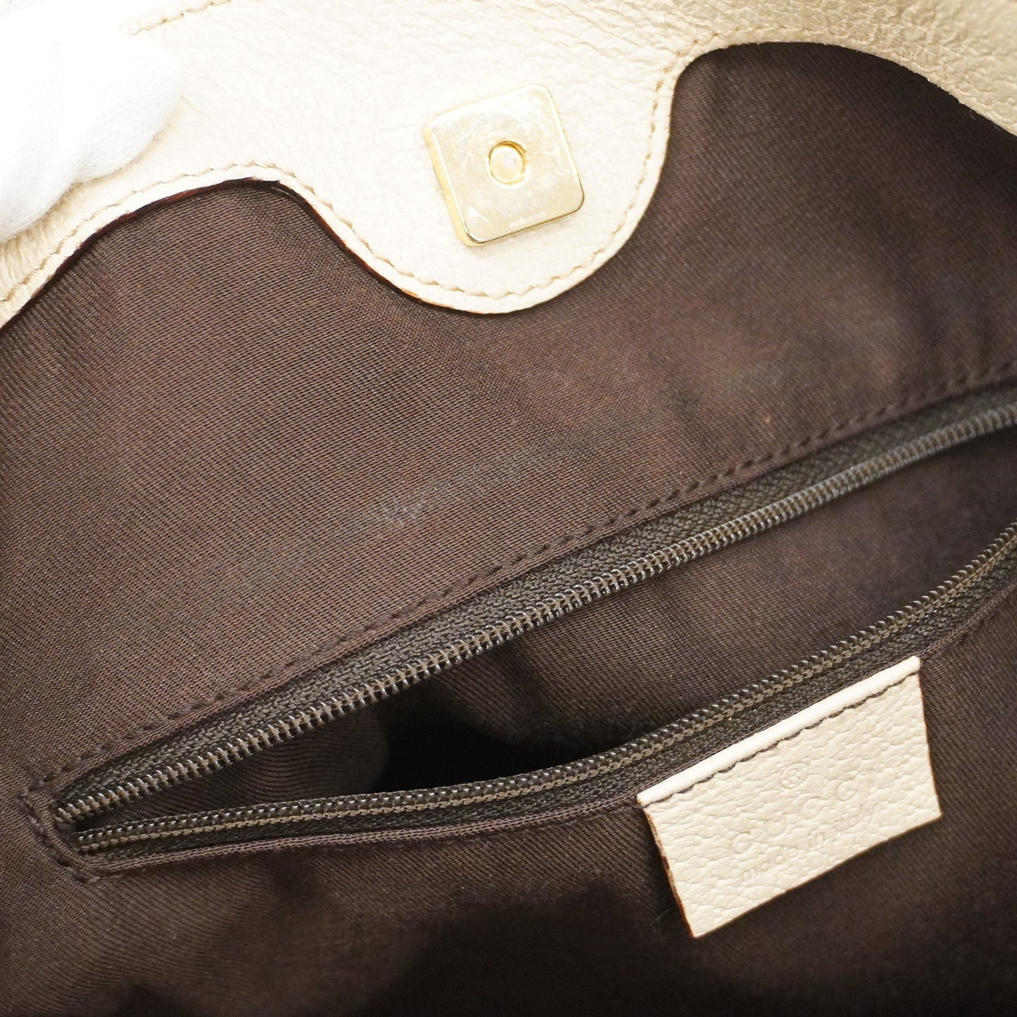 Gucci  GG Canvas HandBag 121023 Women's HandBag Beige,Ivory