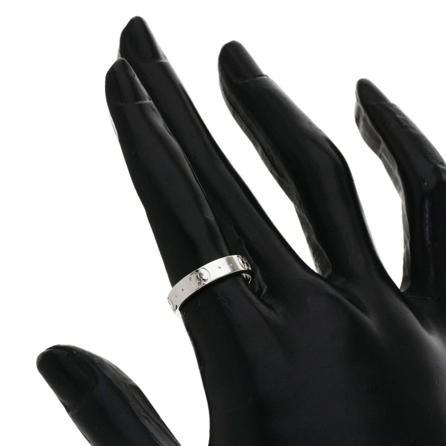 Gucci Icon # 10 Ring / K18 White Gold Ladies GUCCI