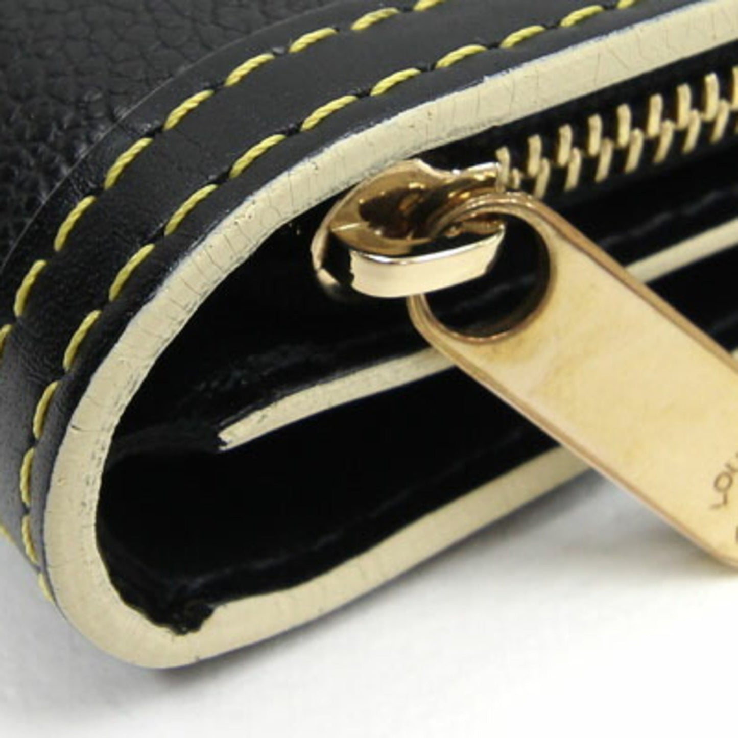 Louis Vuitton Bifold Wallet Suhari Zip M91828 Noir Women's LOUIS VUITTON