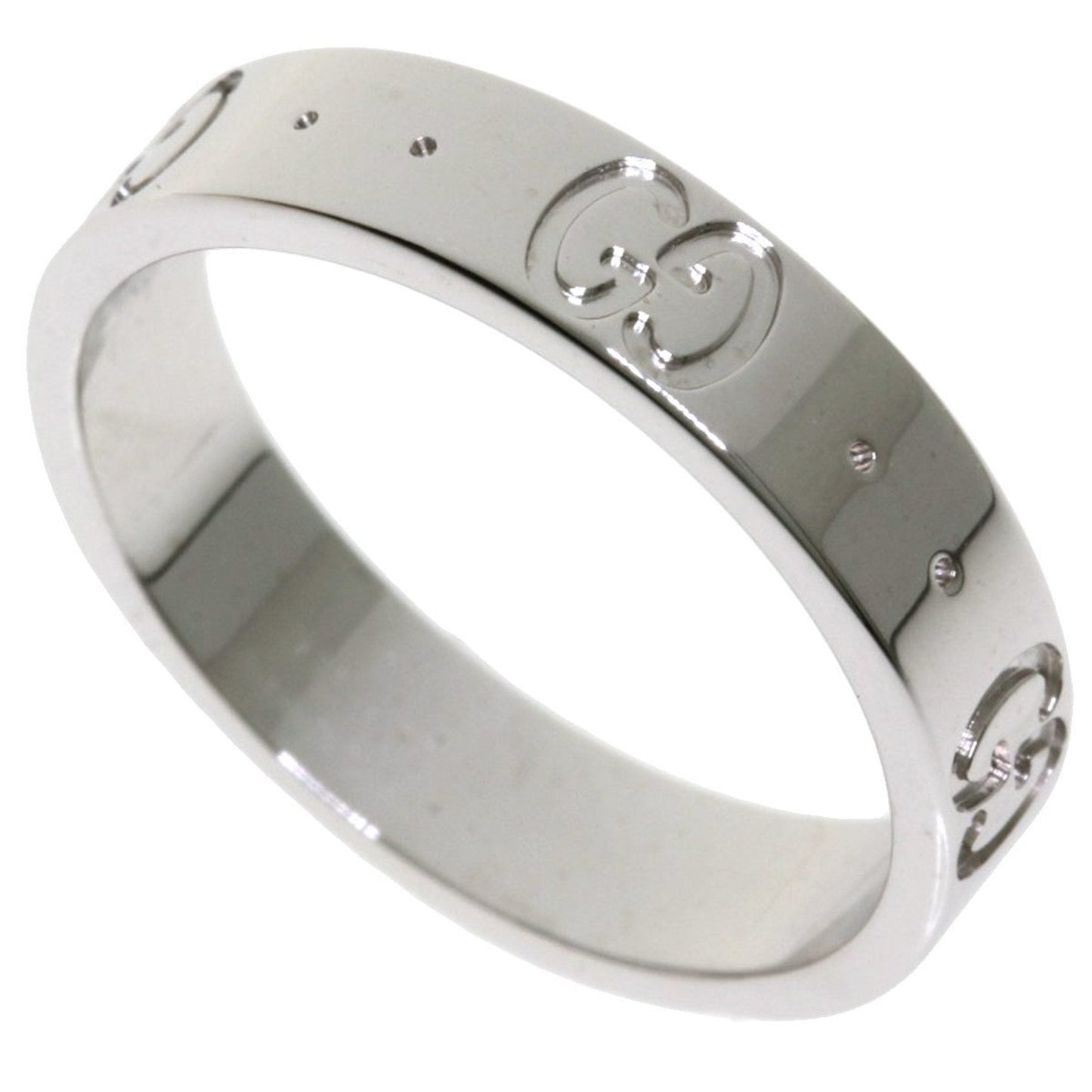 Gucci Icon # 10 Ring / K18 White Gold Ladies GUCCI