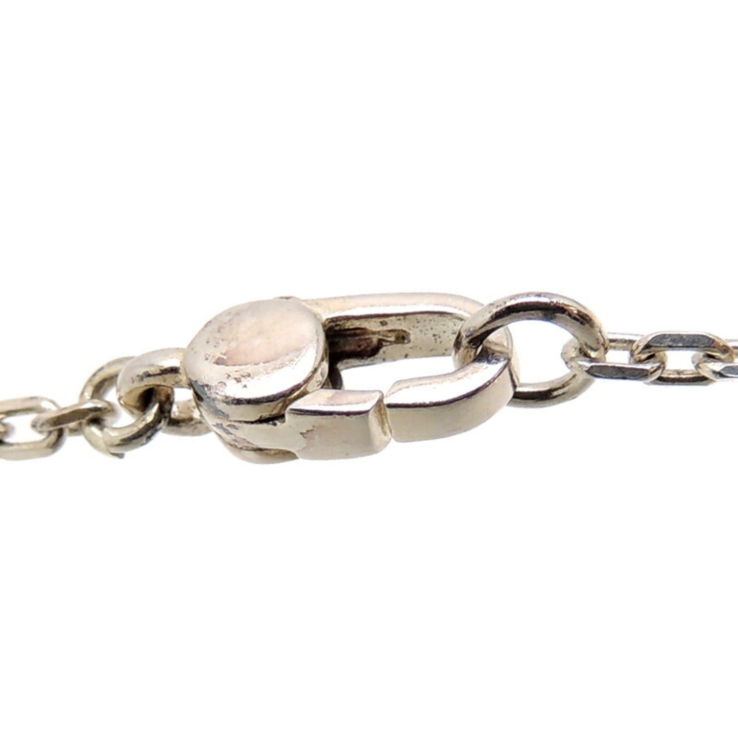 Gucci SV925 Plate Pendant Women's Men's Necklace Silver 925