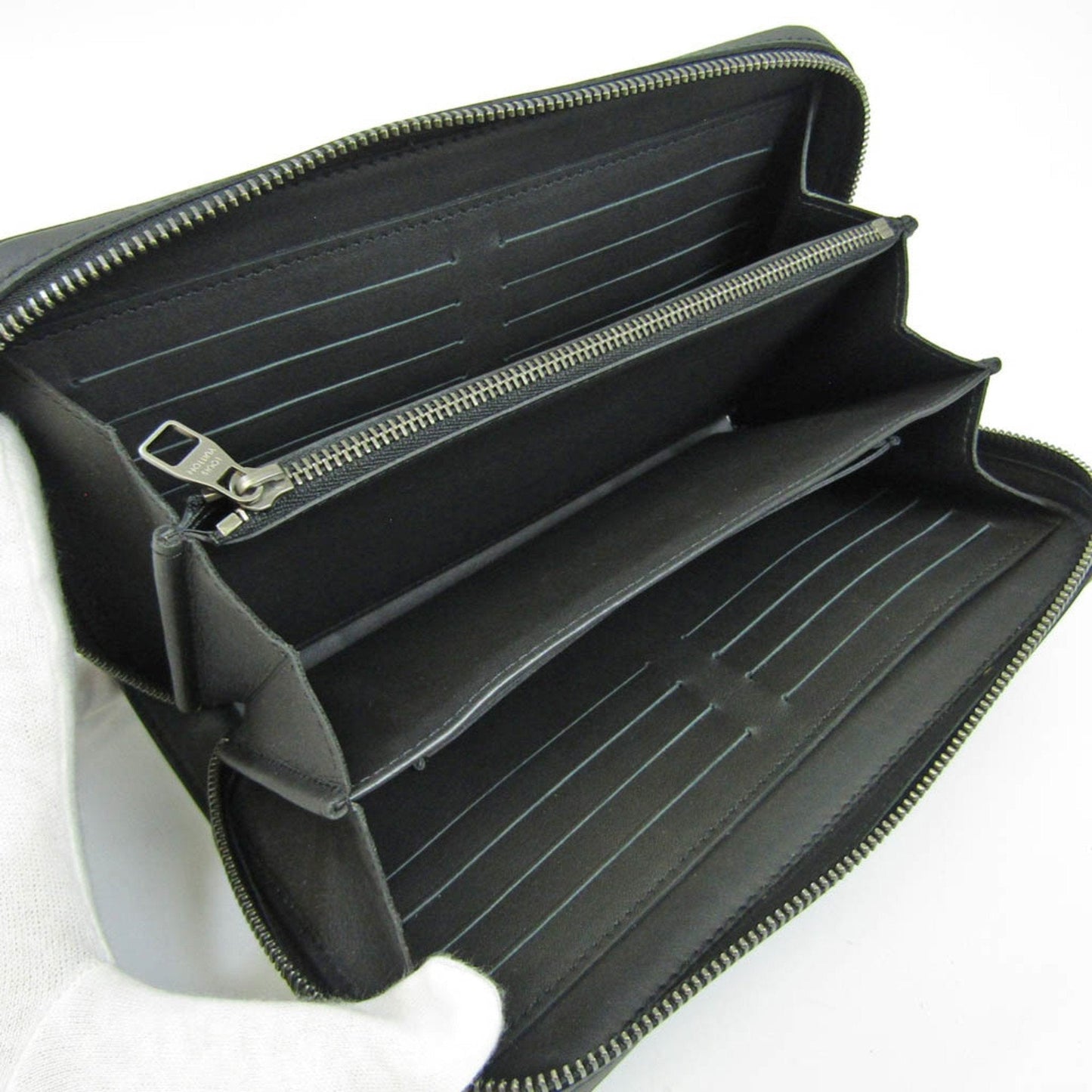 LOUIS VUITTON Damier Infini Zippy XL Wallet N61254 Men's Damier Infini Long Bill Wallet [bi-fold] Onyx