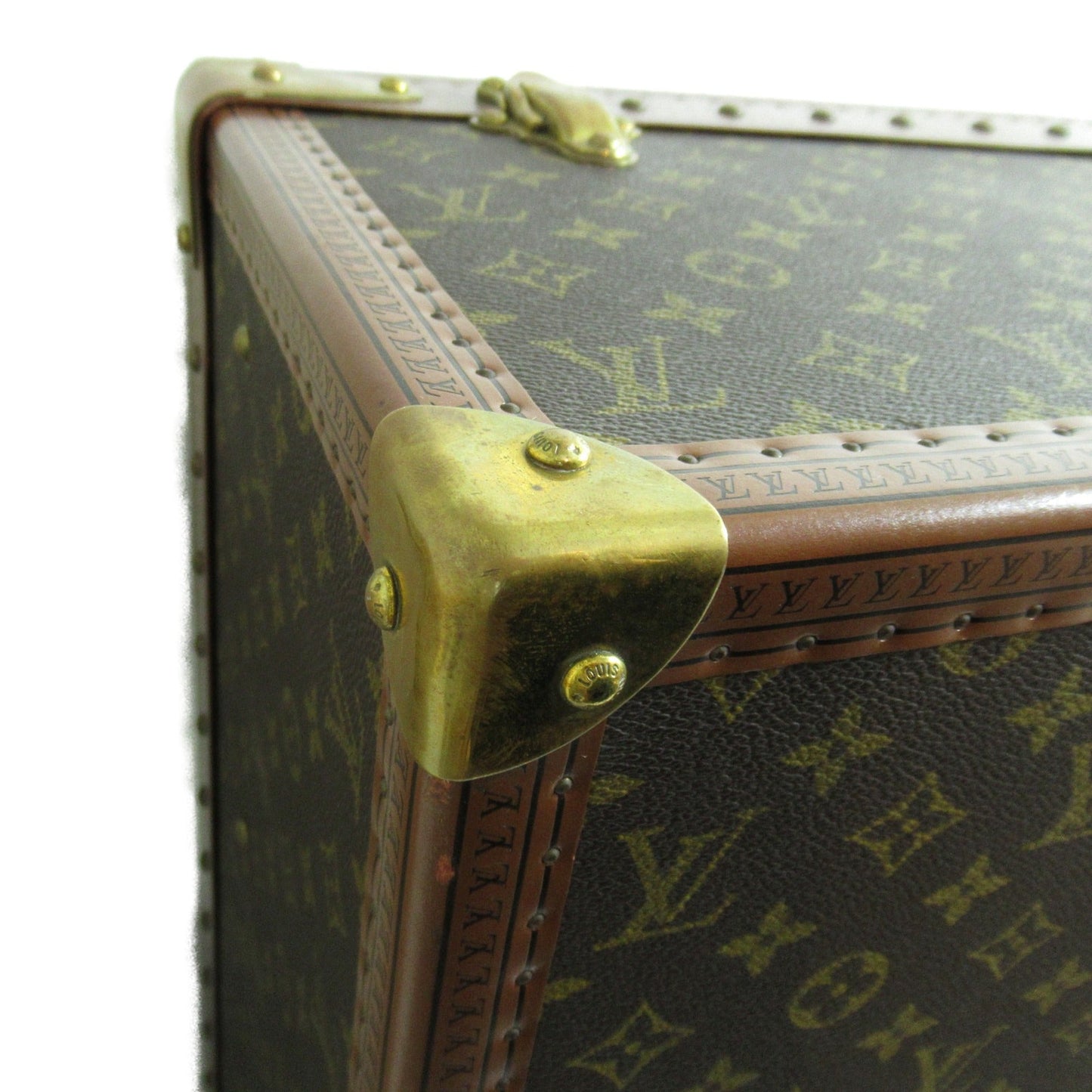 LOUIS VUITTON alzer 80 trunk Brown Monogram PVC coated canvas M21222