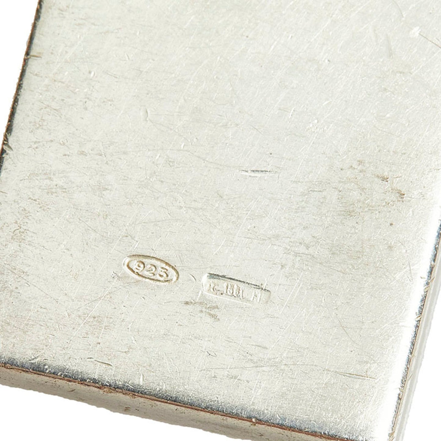Gucci Plate Necklace Silver Metal Ladies GUCCI