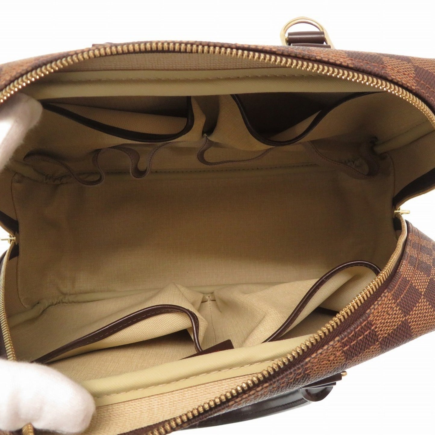 Louis Vuitton Damier Deauville N47272 Bowling Bag Handbag SP Order