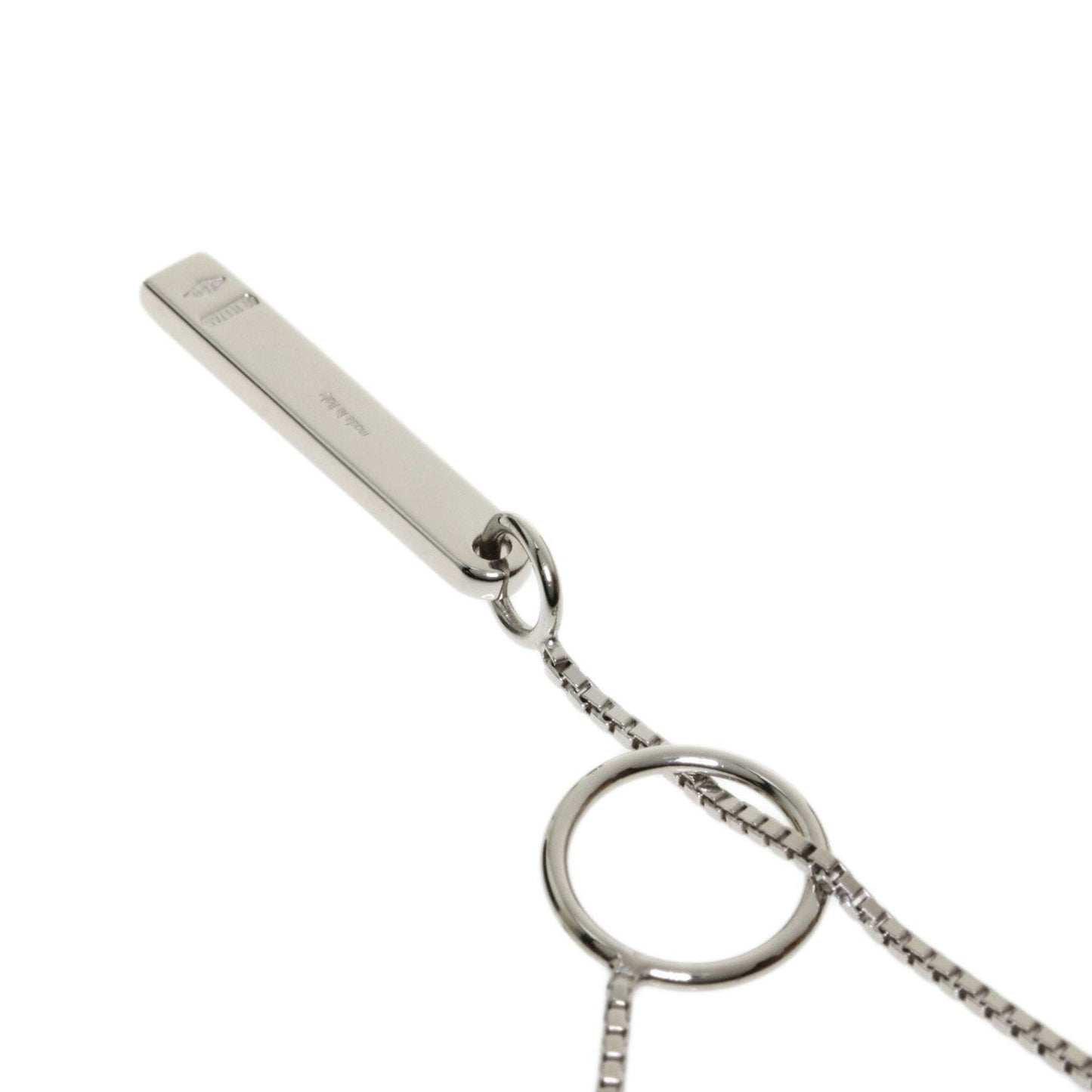 Gucci Lariat Necklace K18 White Gold Ladies GUCCI