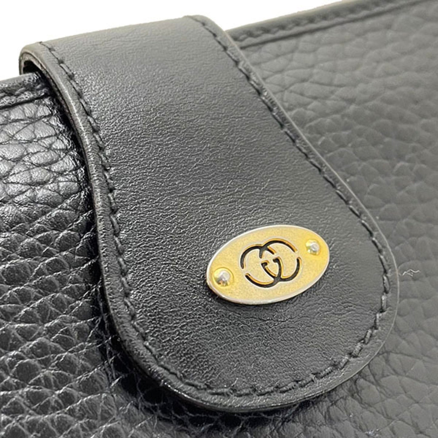 Gucci Purse Old Leather Black 035 327 GUCCI Bi-Fold