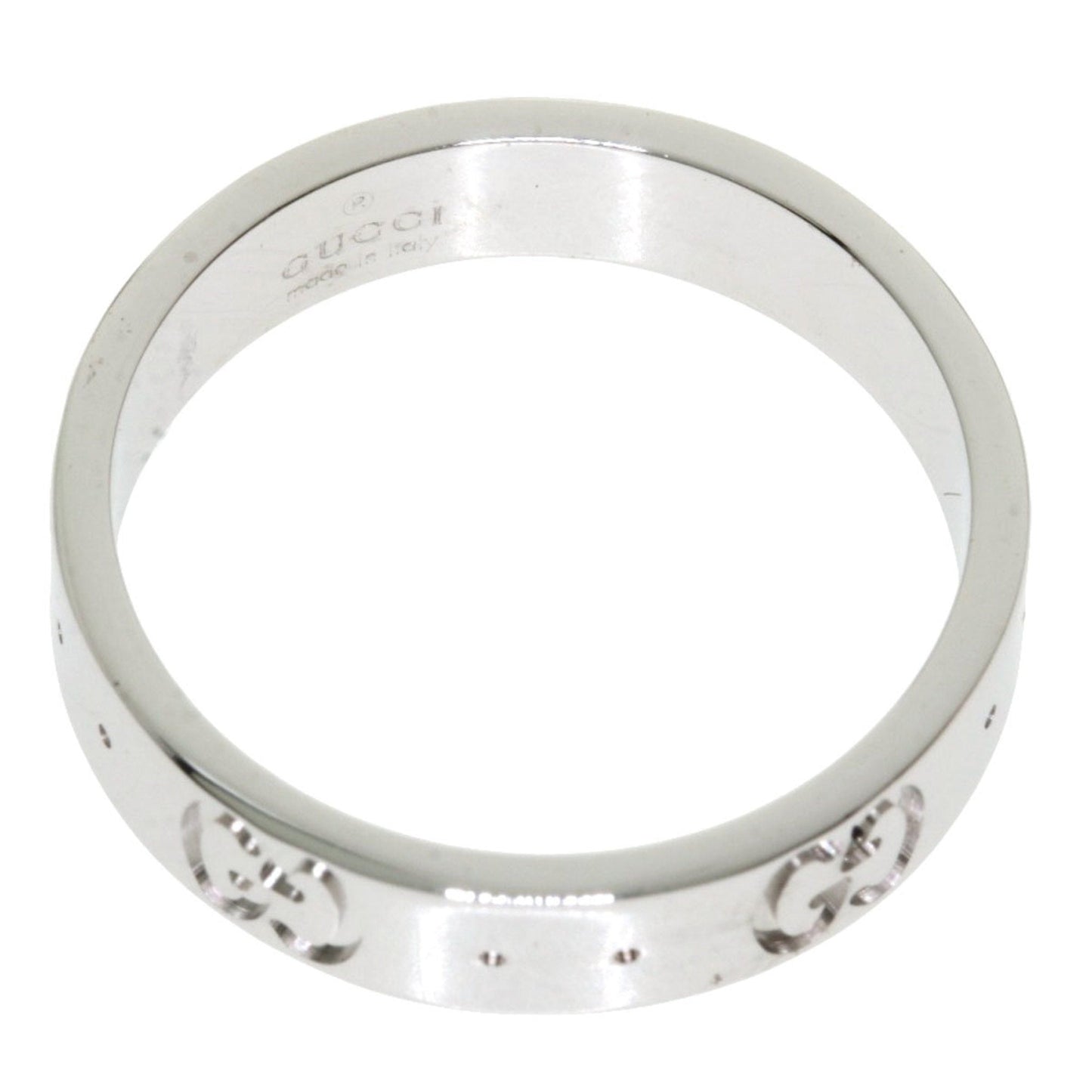 Gucci Icon # 10 Ring / K18 White Gold Ladies GUCCI