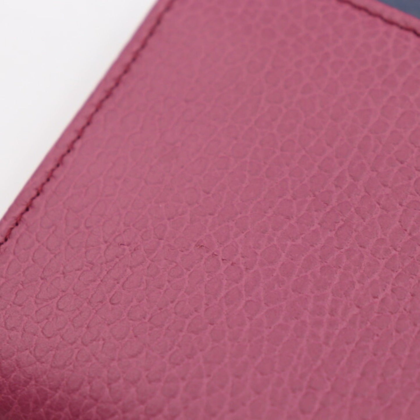 GUCCI Swing Continental Wallet Bifold 354498 Leather Purple Smoke Blue Gold Hardware Long