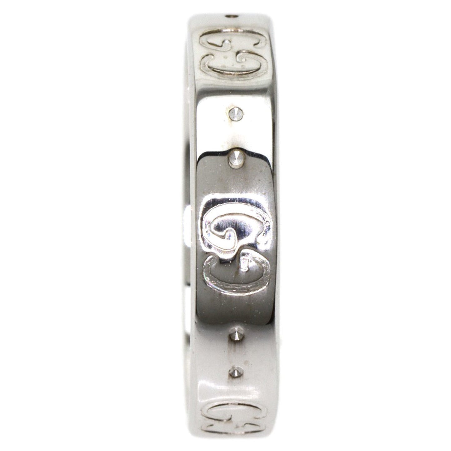 Gucci Icon #13 Ring K18 White Gold Ladies GUCCI