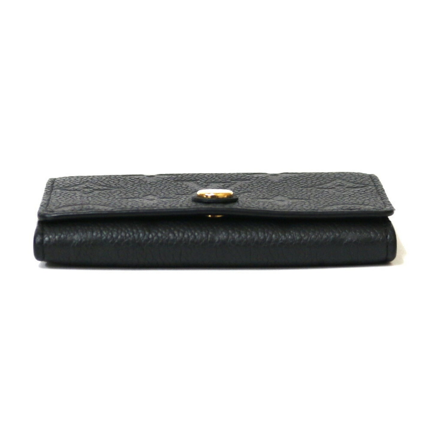 Louis Vuitton Card Case Monogram Amplant Initials Amberop Cult de Visit M58456 Black Ladies