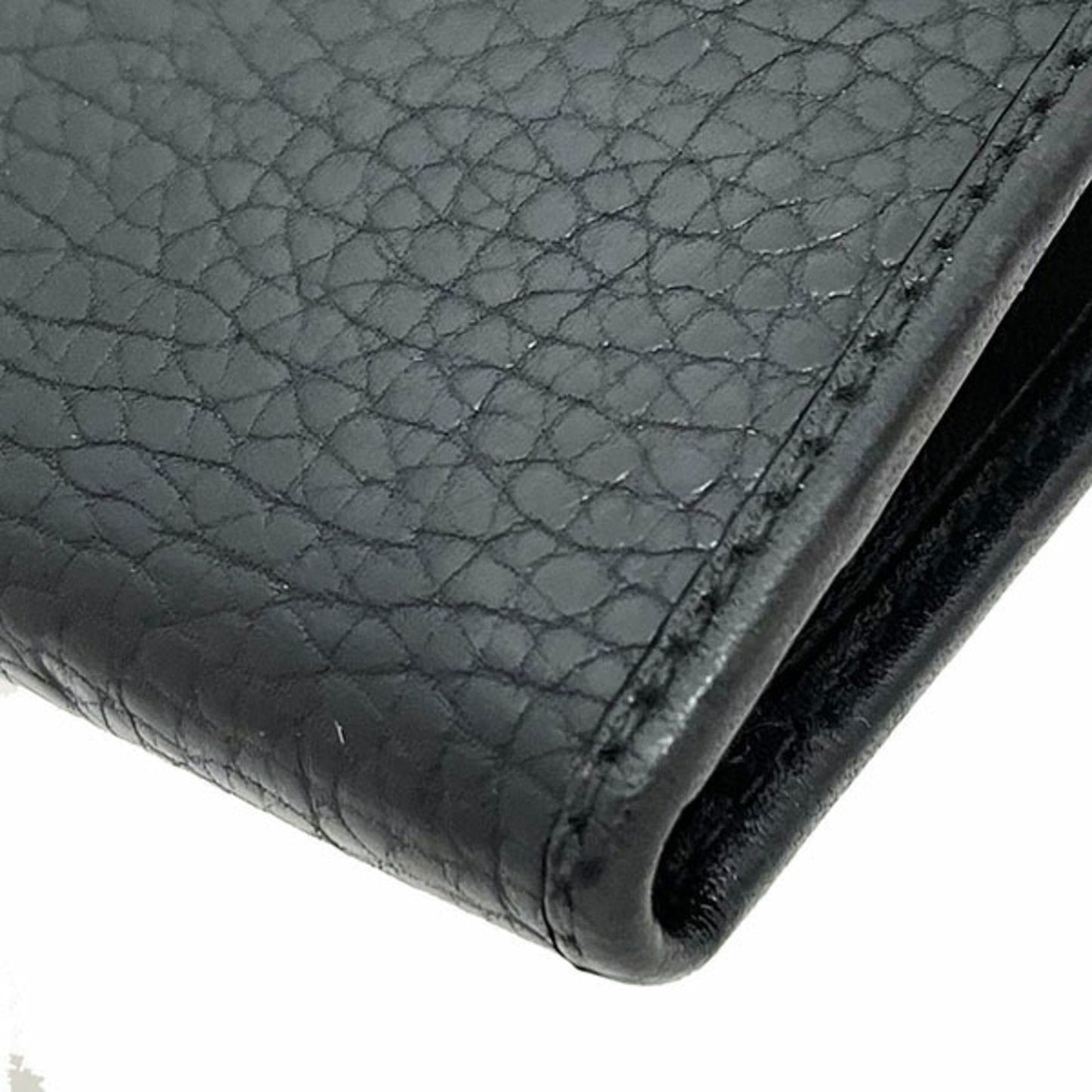 Gucci Purse Old Leather Black 035 327 GUCCI Bi-Fold