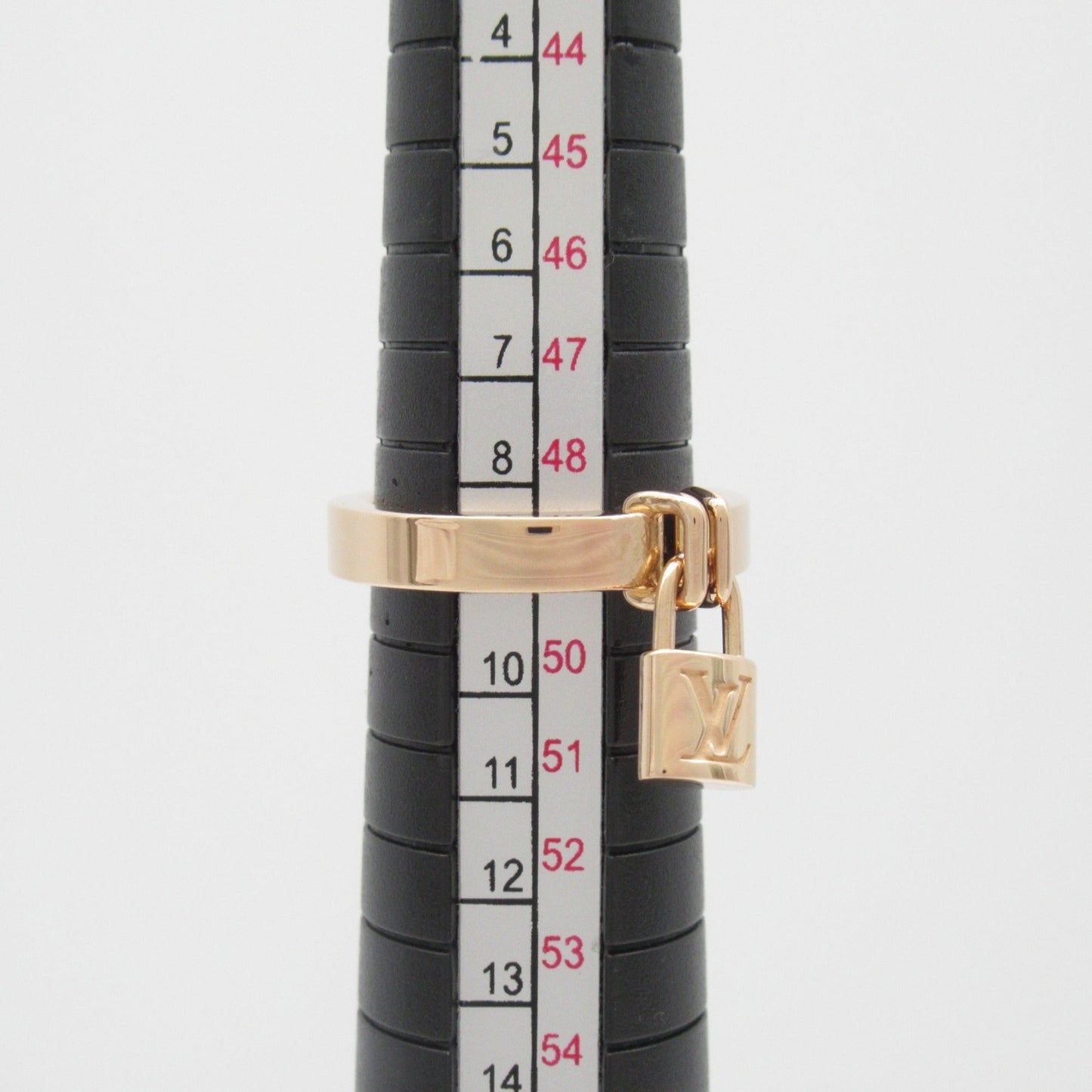 LOUIS VUITTON Bar Lock It Ring PM Ring Gold K18PG[Rose Gold] Gold