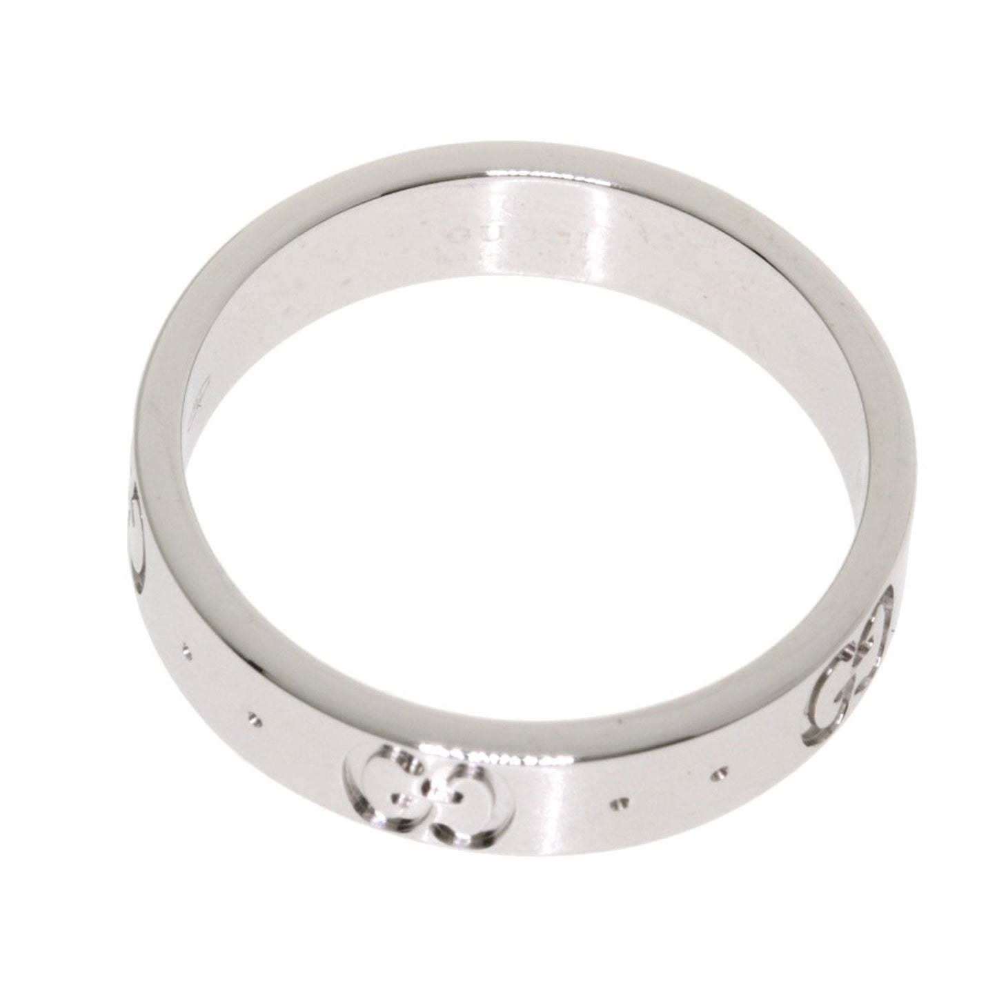 Gucci Icon # 10 Ring / K18 White Gold Ladies GUCCI