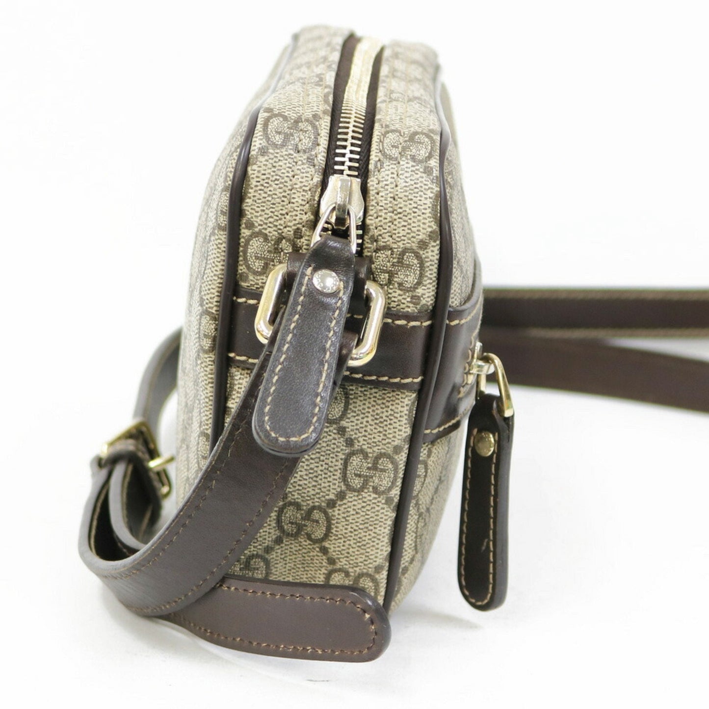 Gucci GG Shoulder Impreme Bag Beige Ladies