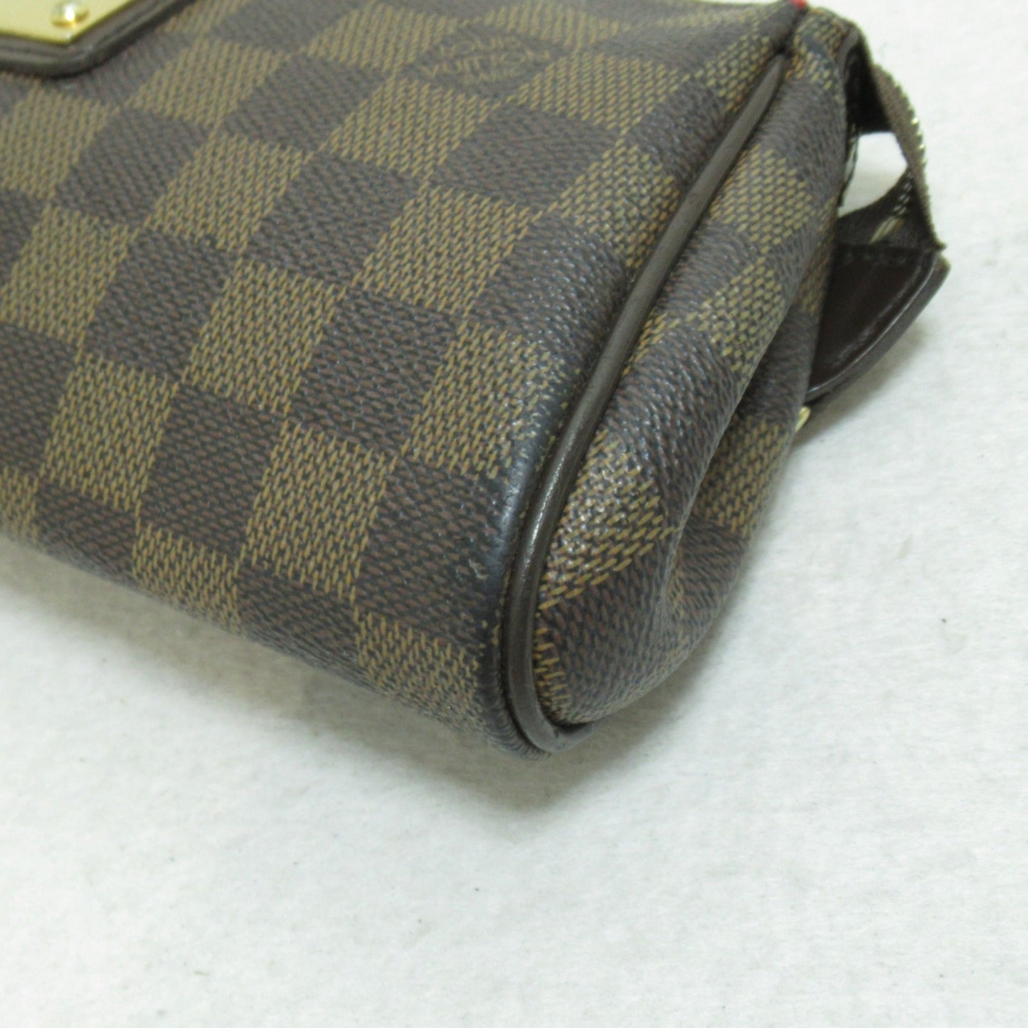 LOUIS VUITTON Eva Brown Ebene Damier PVC coated canvas N55213