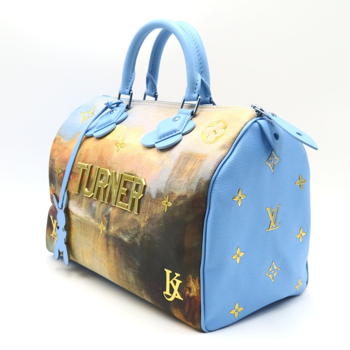 LOUIS VUITTON Blue Mulch color Masters collection PVC coated canvas M43306