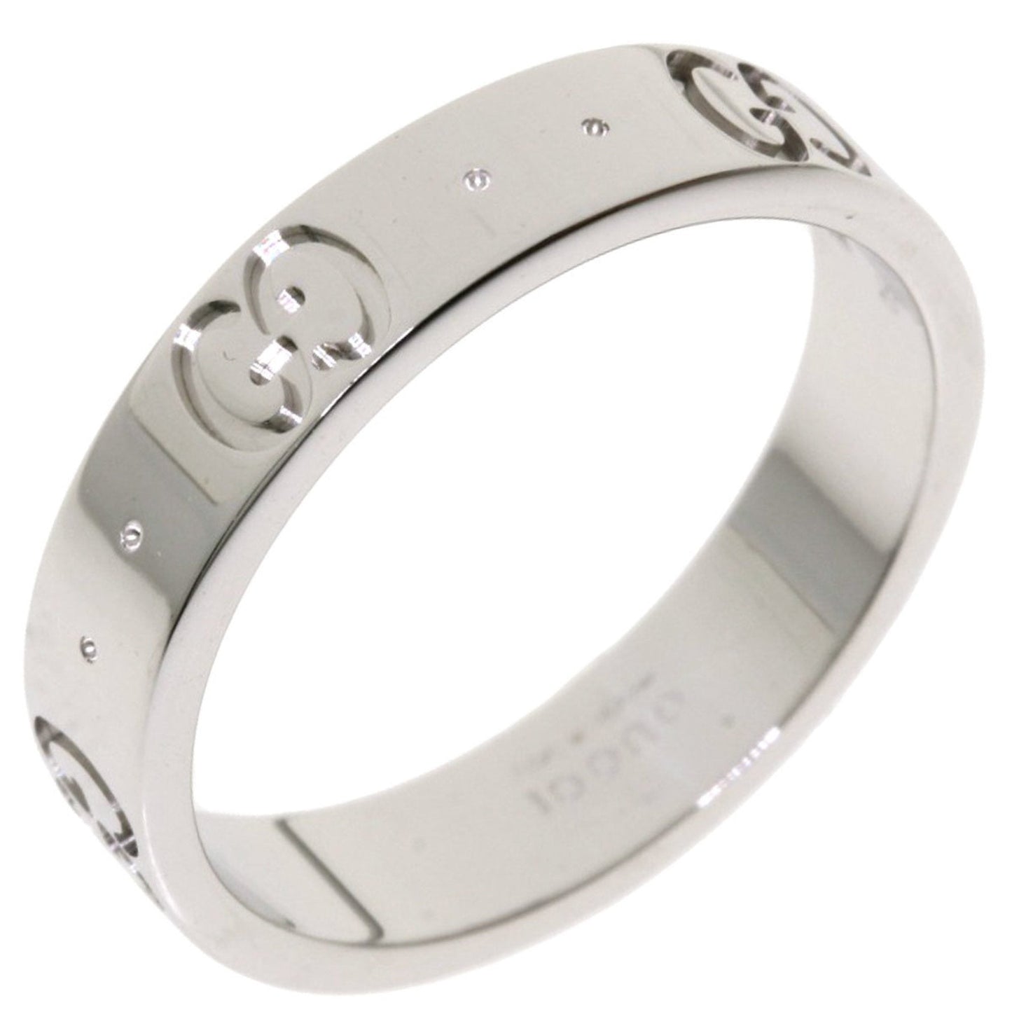 Gucci Icon # 10 Ring / K18 White Gold Ladies GUCCI