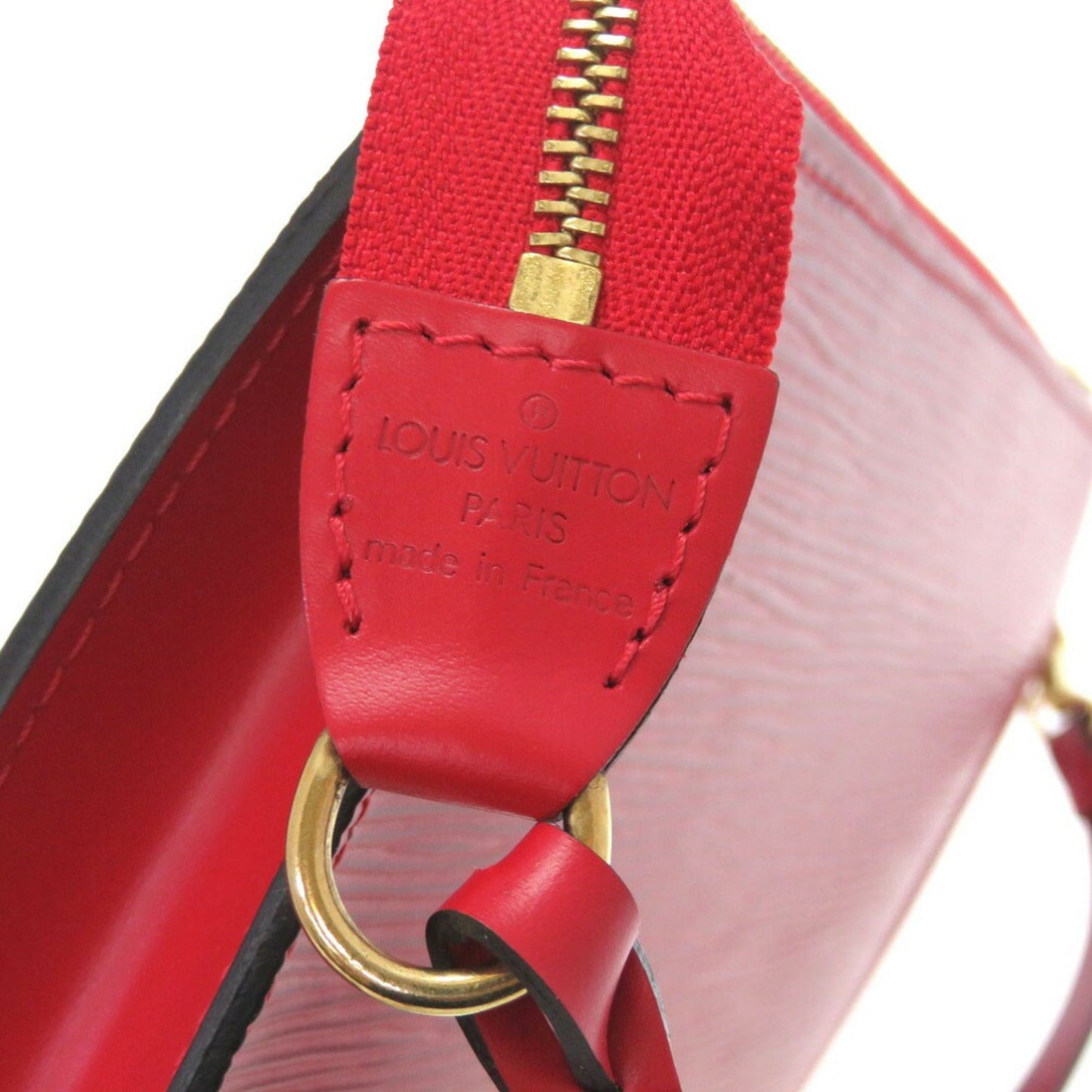 Louis Vuitton Epi Pochette Accessory Red M52947 Handbag 0193 LOUIS VUITTON