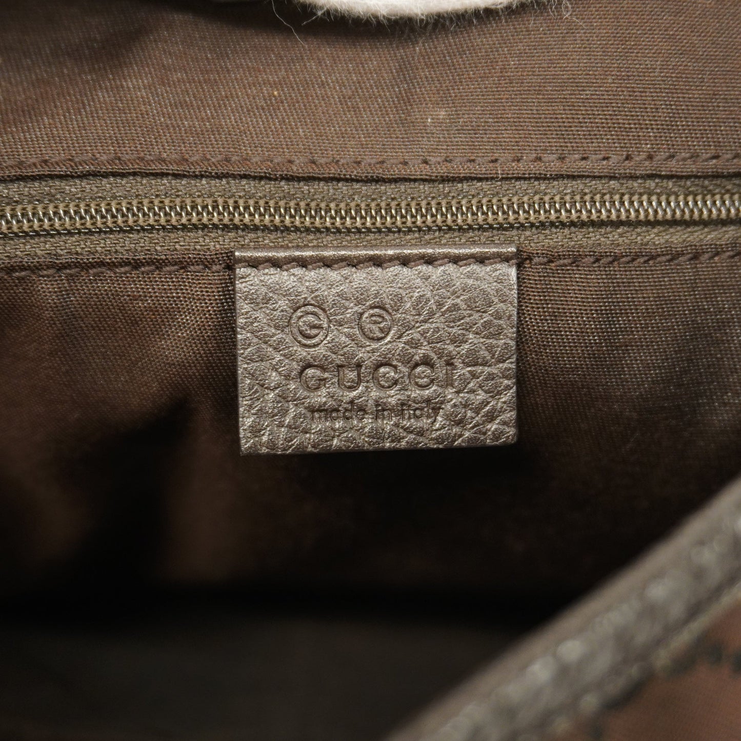 Gucci  Shoulder Bag GG Nylon 143743 Women's Nylon Brown