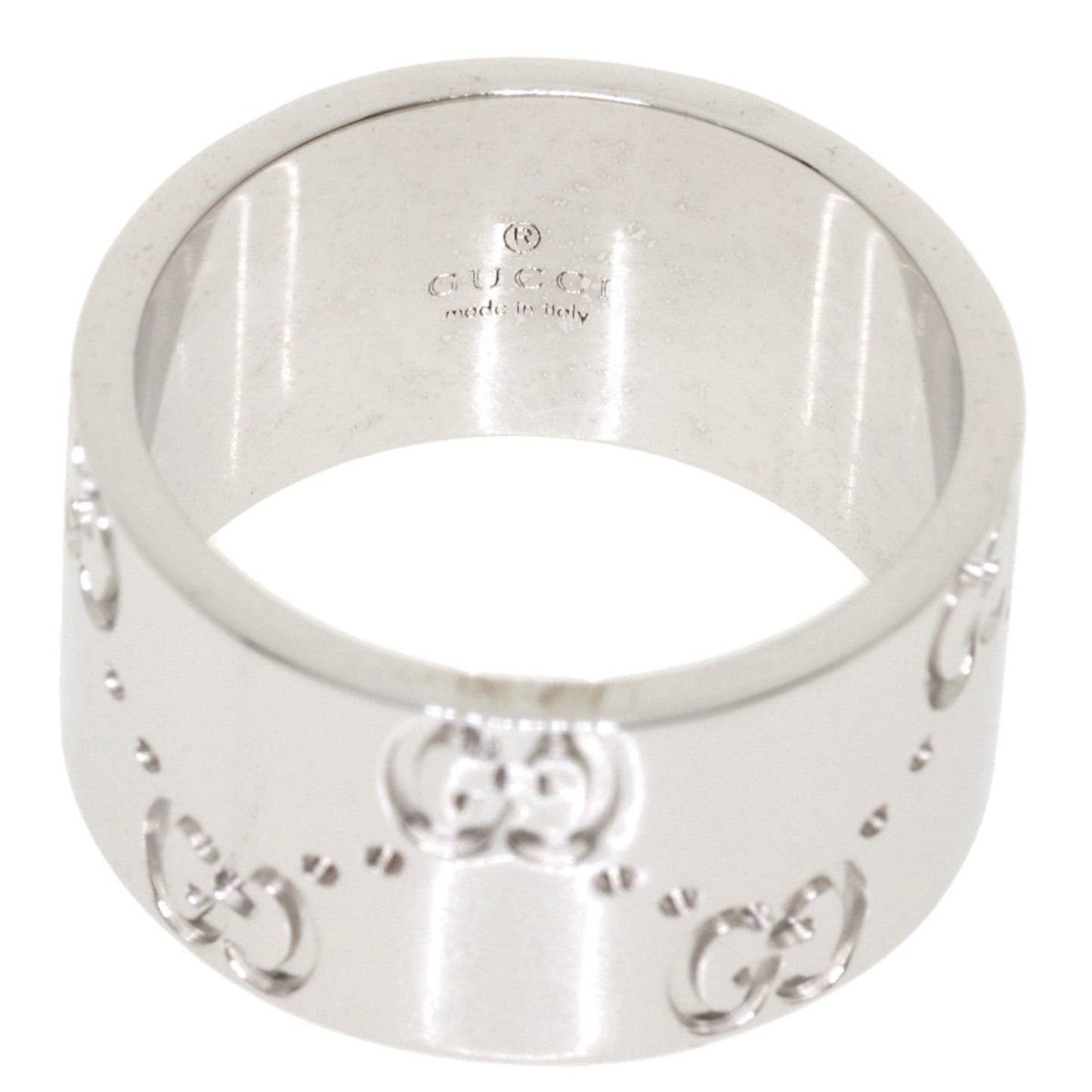 Gucci Icon # 6 Ring / K18 White Gold Ladies GUCCI