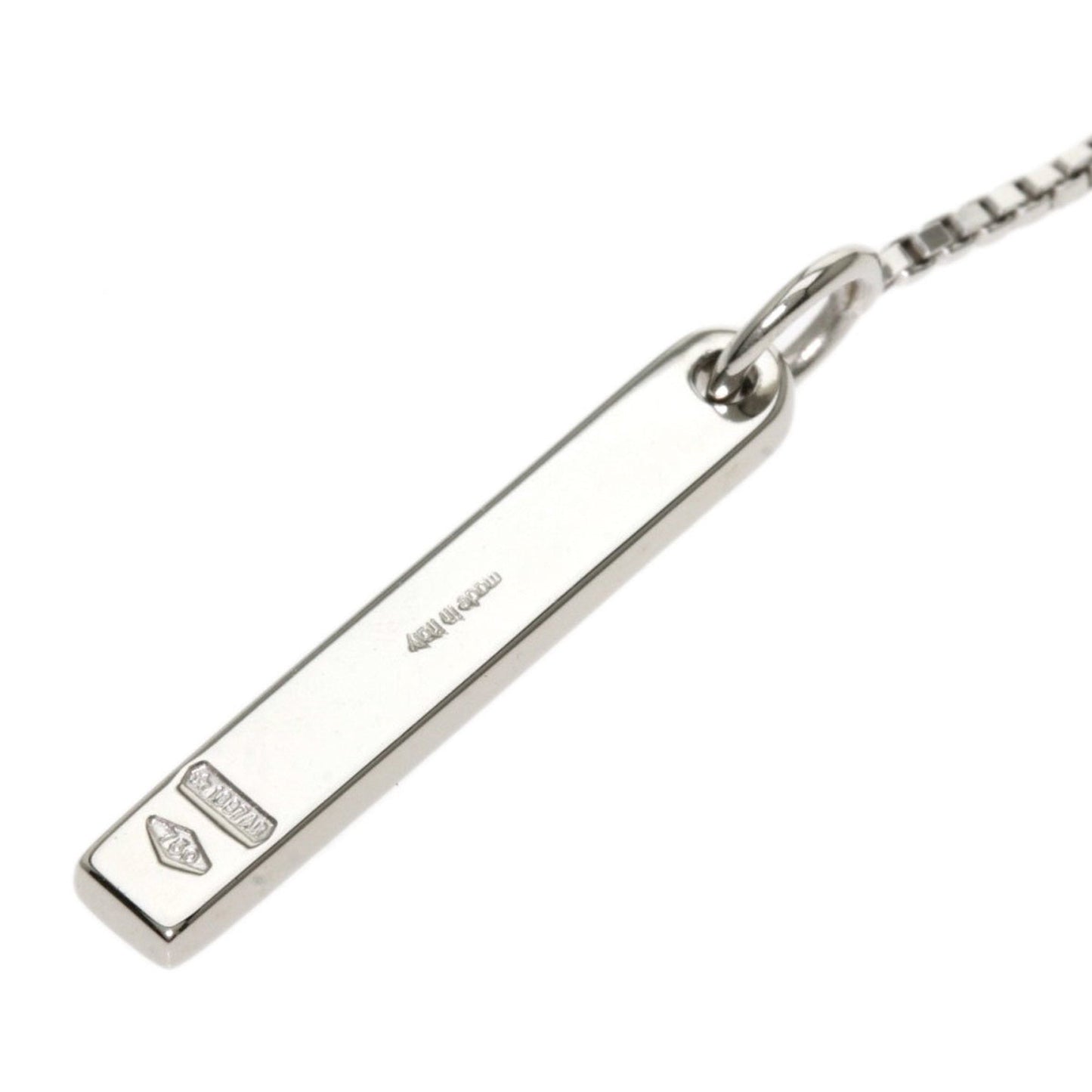 Gucci Lariat Necklace K18 White Gold Ladies GUCCI