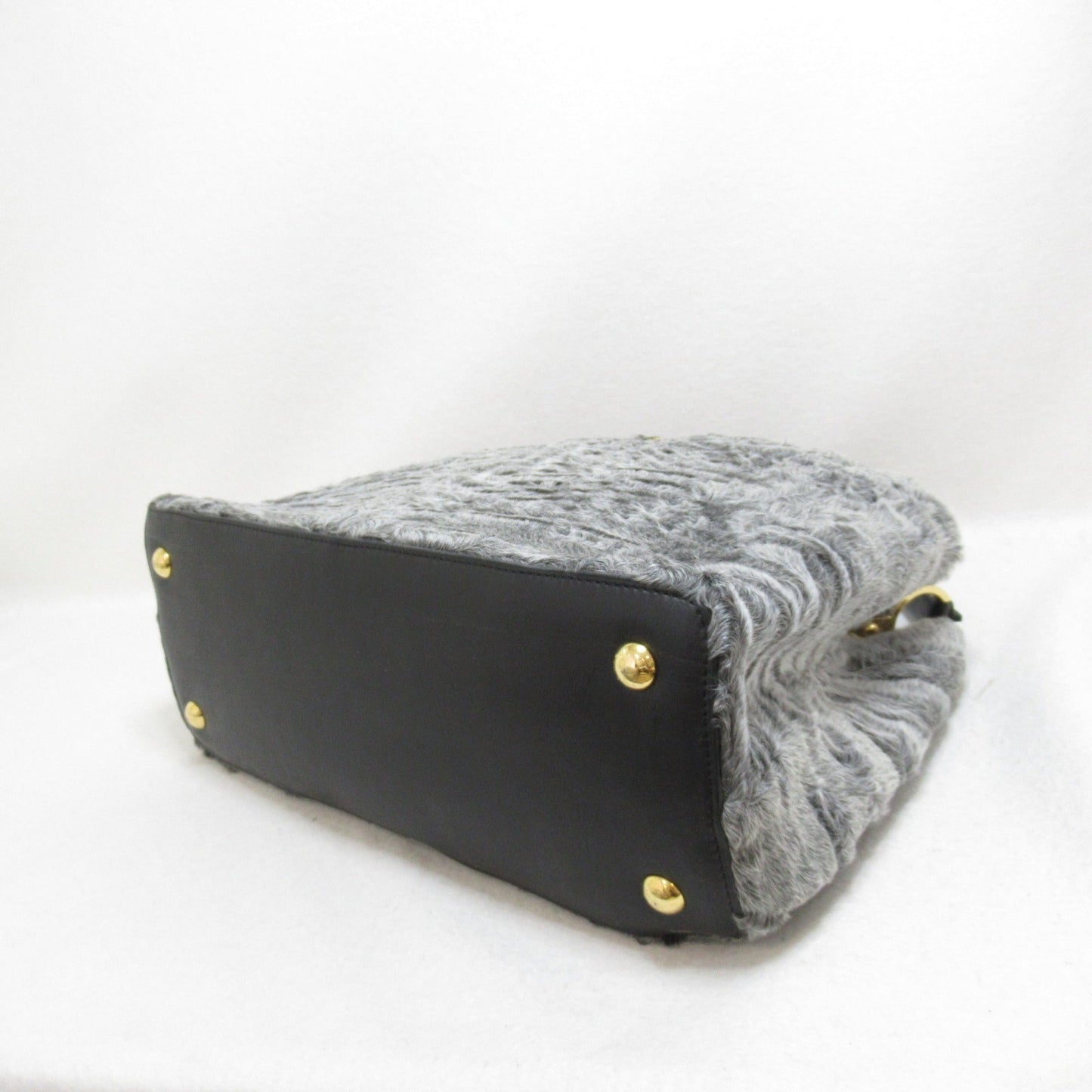 LOUIS VUITTON CapucineBB Black Gray leather