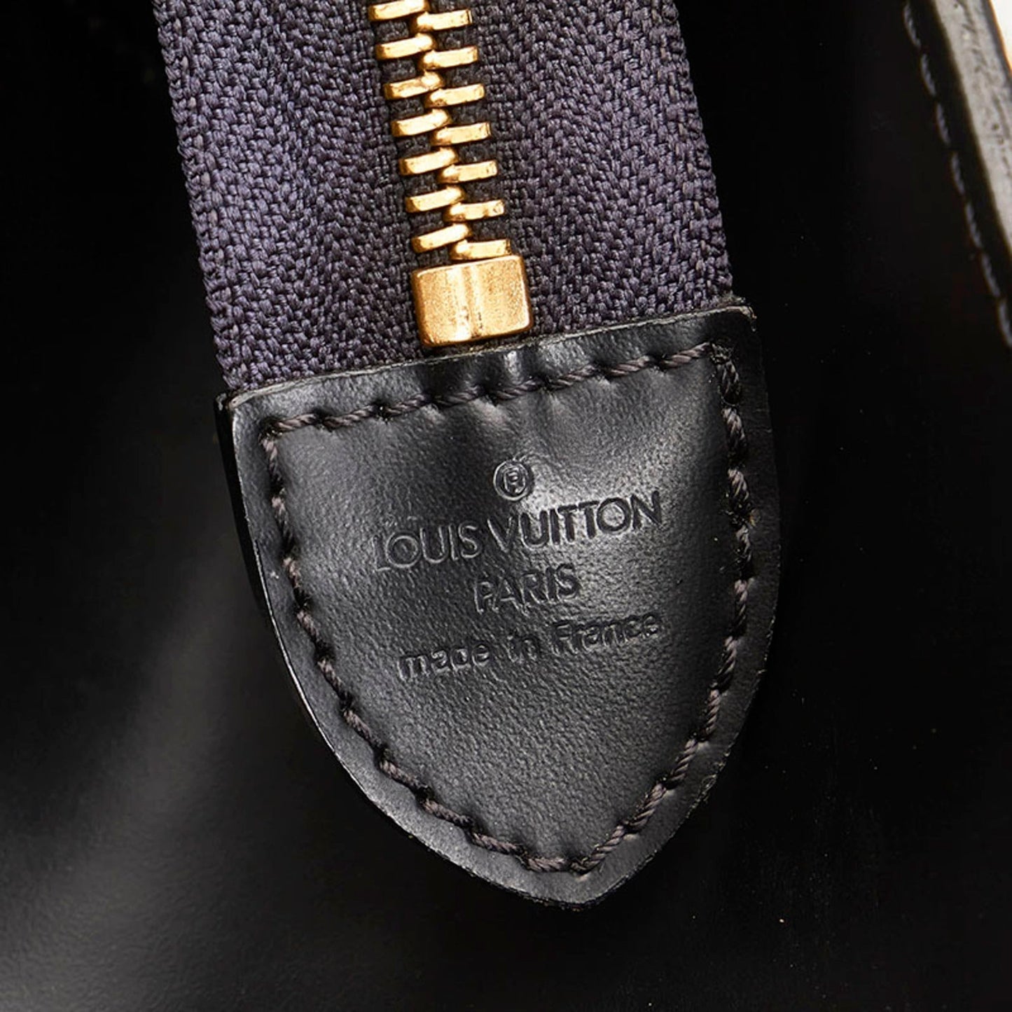 Louis Vuitton Epi Riviera Handbag M48182 Noir Leather Ladies LOUIS VUITTON