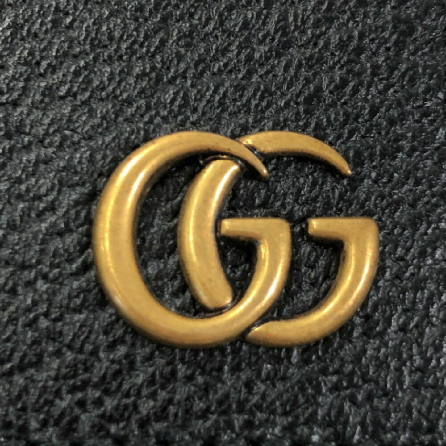Gucci Coin Case GG Marmont 473959 Leather Black Men's Gucci