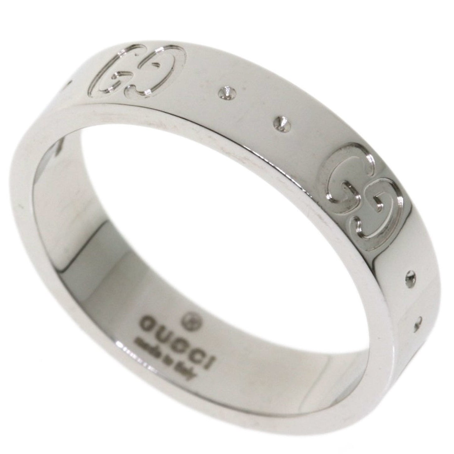 Gucci Icon # 8 Ring / K18 White Gold Ladies GUCCI