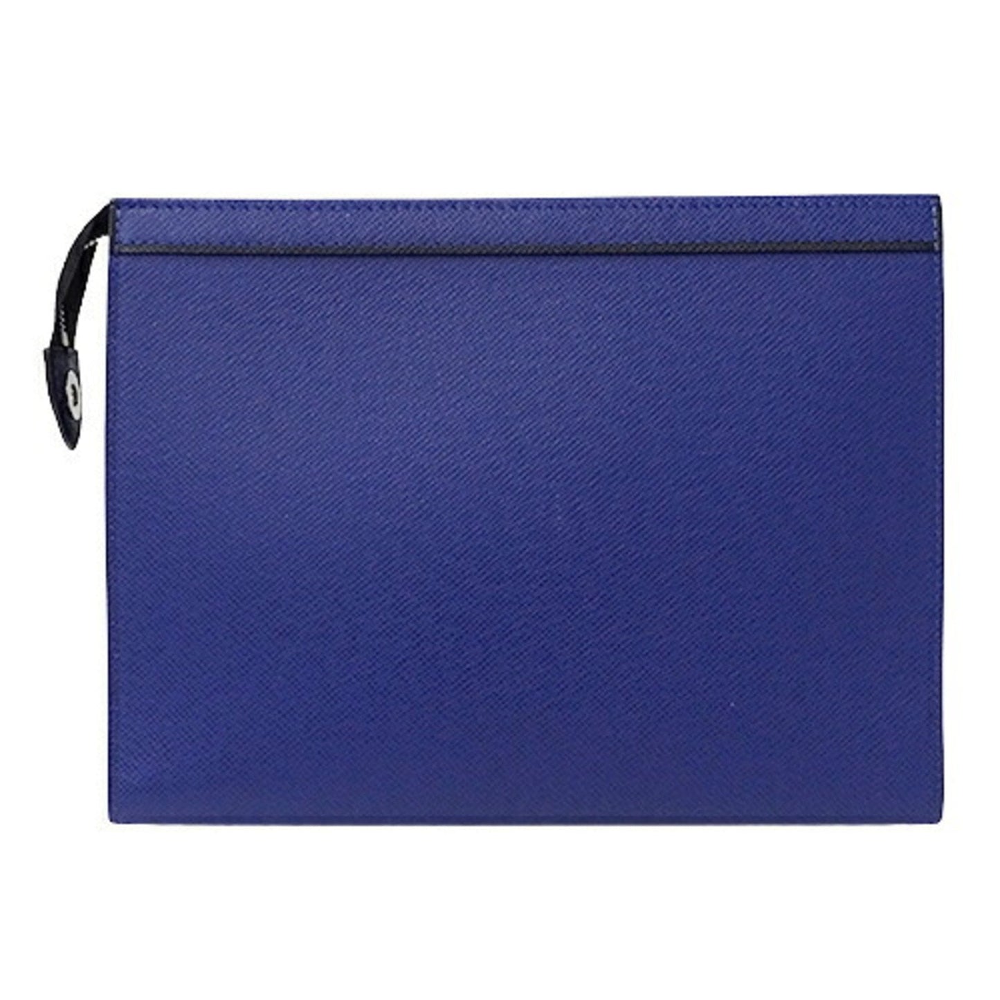 LOUIS VUITTON Bag Taiga Men's Clutch Second Pochette Voyage MM Cobalt M30575 Blue