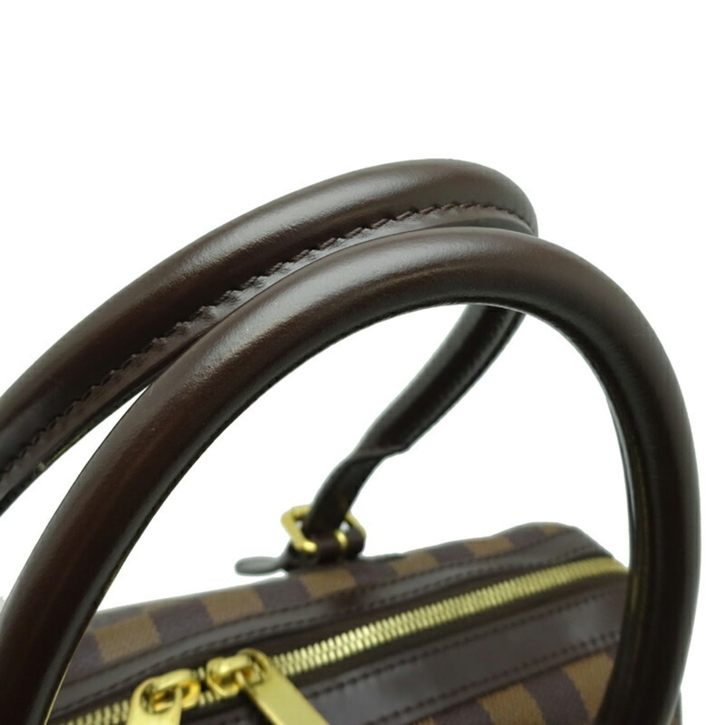 Louis Vuitton Berkeley Ladies Handbag N52000 Damier Ebene (Brown)