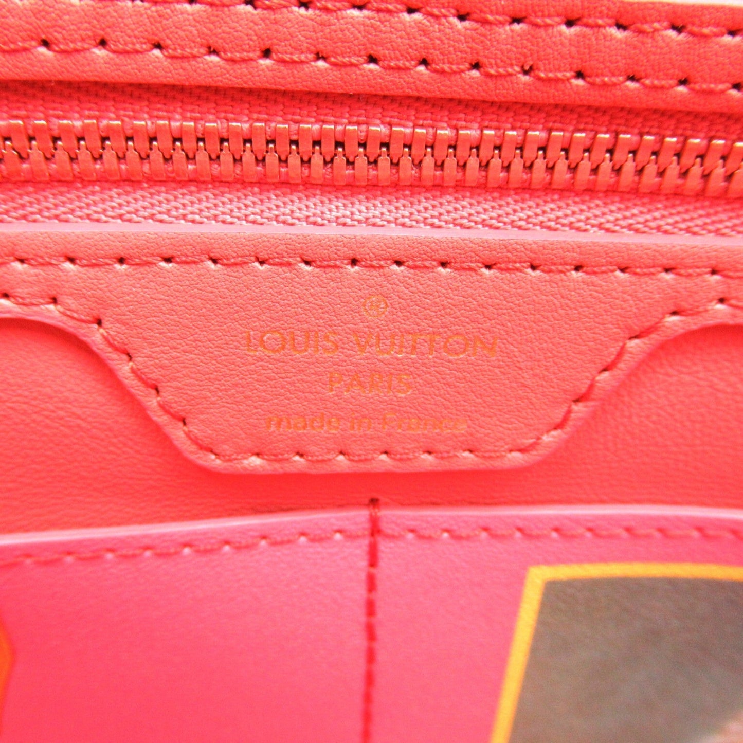 LOUIS VUITTON Boucher Neverfull MM Pink Brown Masters collection PVC coated canvas M43357