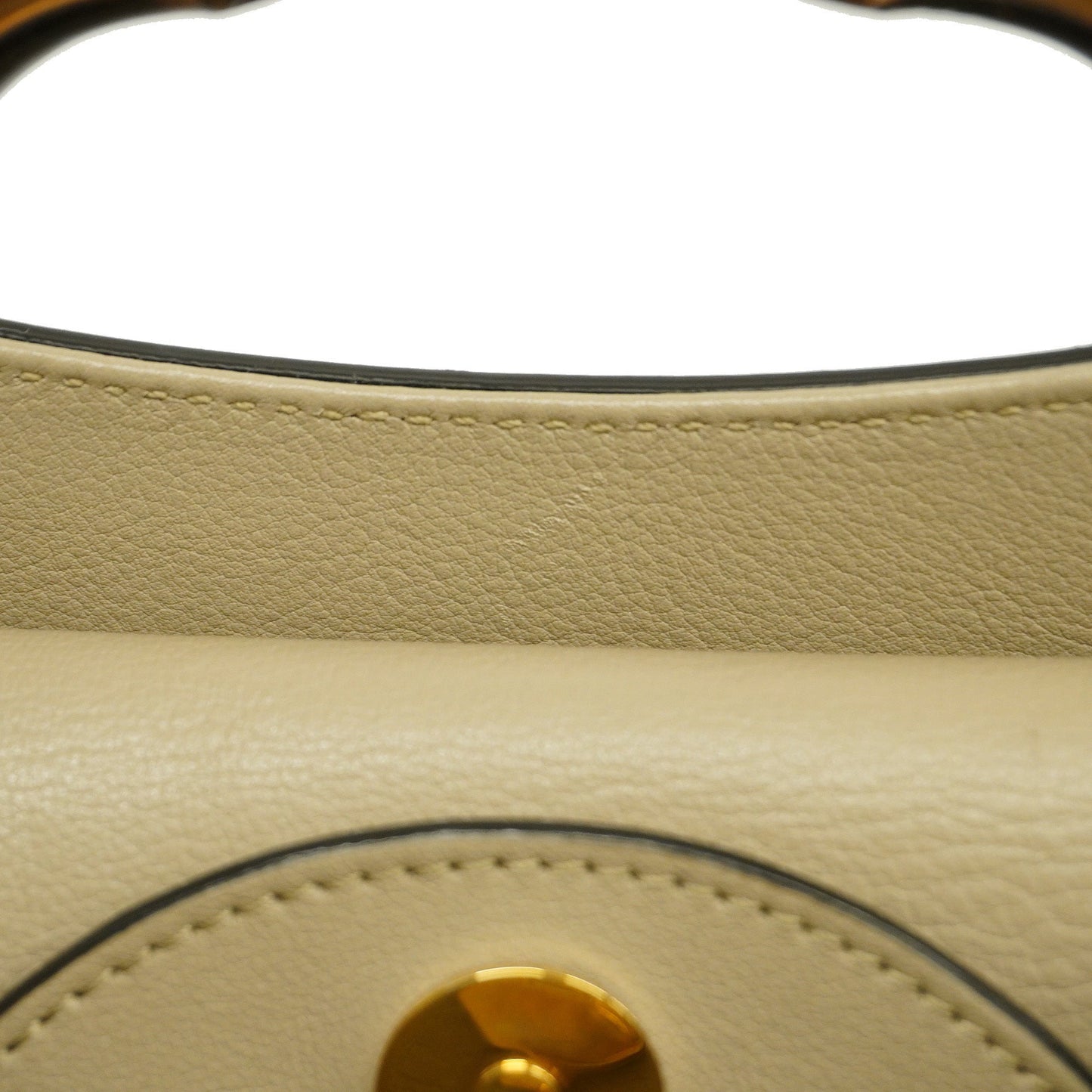 Gucci  Bamboo Diana 660195 Women's Leather HandBag,Shoulder Bag Grayish