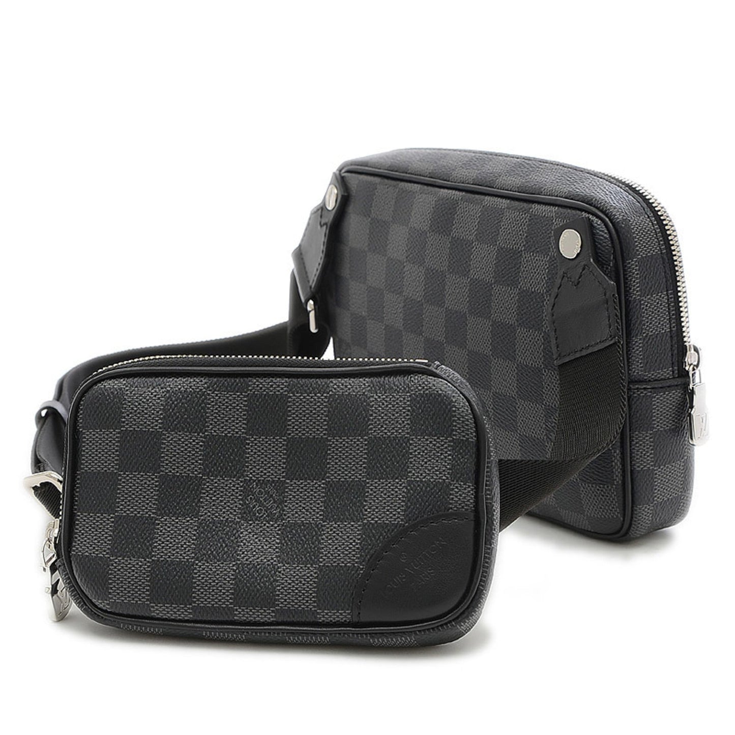 Louis Vuitton Damier Graphite Scott Messenger Shoulder Bag Men's N50018
