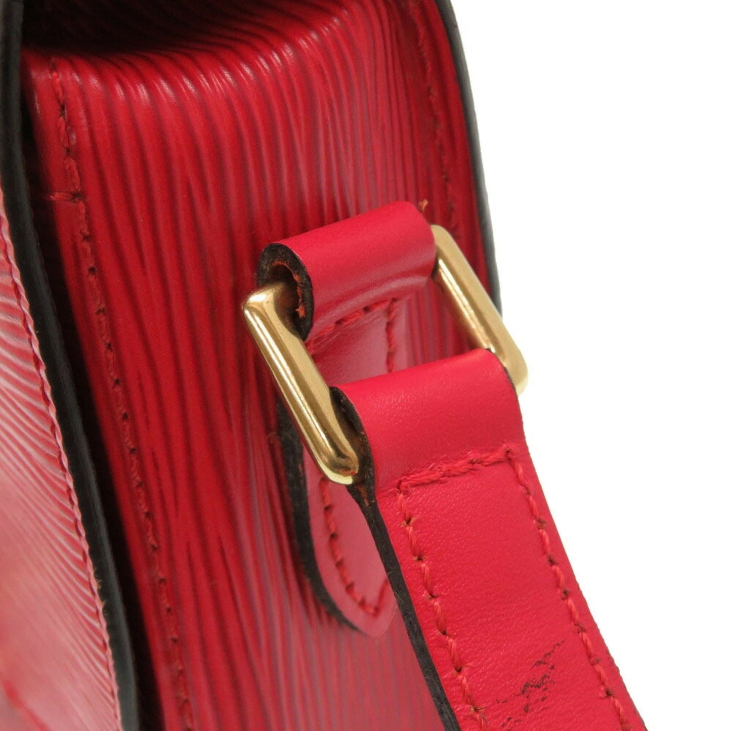 Louis Vuitton Epi Mini Saint-Cloud Castilian Red M52217 Shoulder Bag