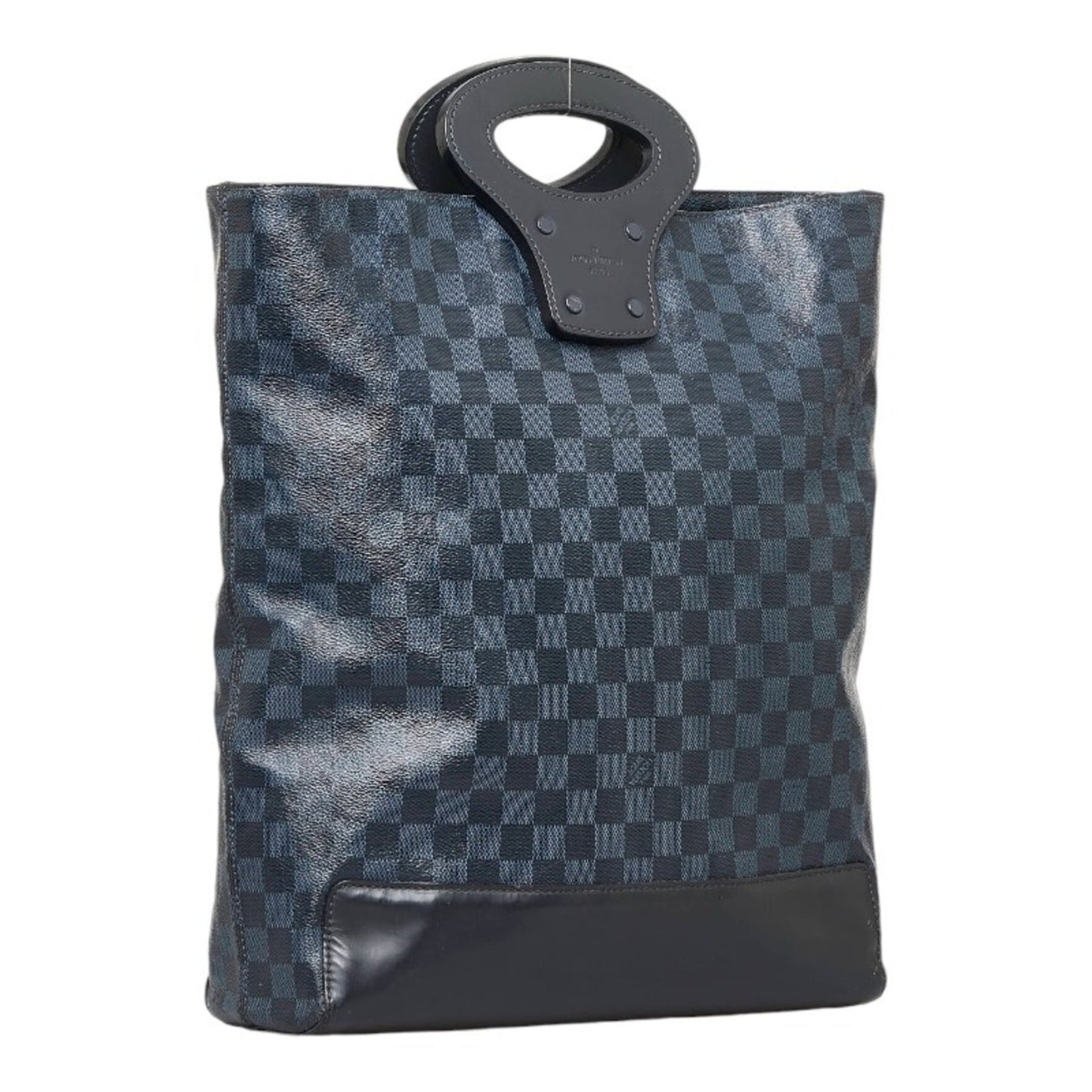 LOUIS VUITTON Damier Cobalt Tote NS Handbag Shoulder Bag N51100 Navy PVC Leather Women's